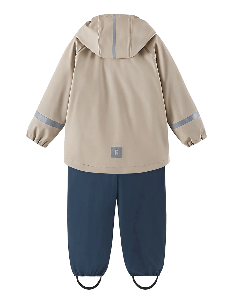 Reima - Rain outfit, Tihku - outdoor - earthy beige - 1