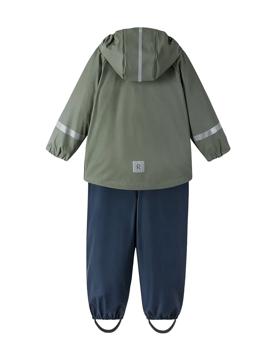 Reima - Rain outfit, Tihku - ytterkläder - greyish green - 1