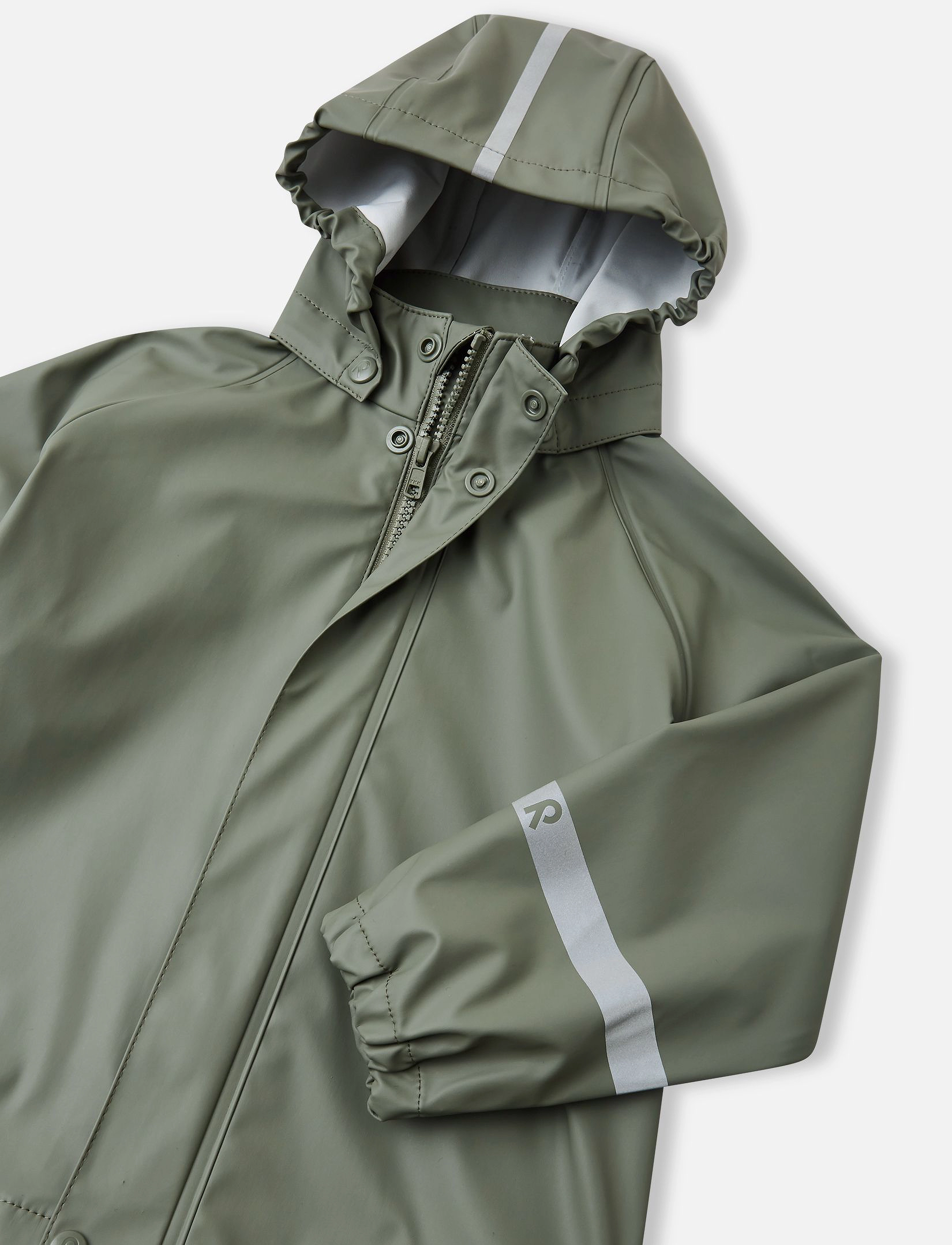 Reima - Rain outfit, Tihku - ytterkläder - greyish green - 4