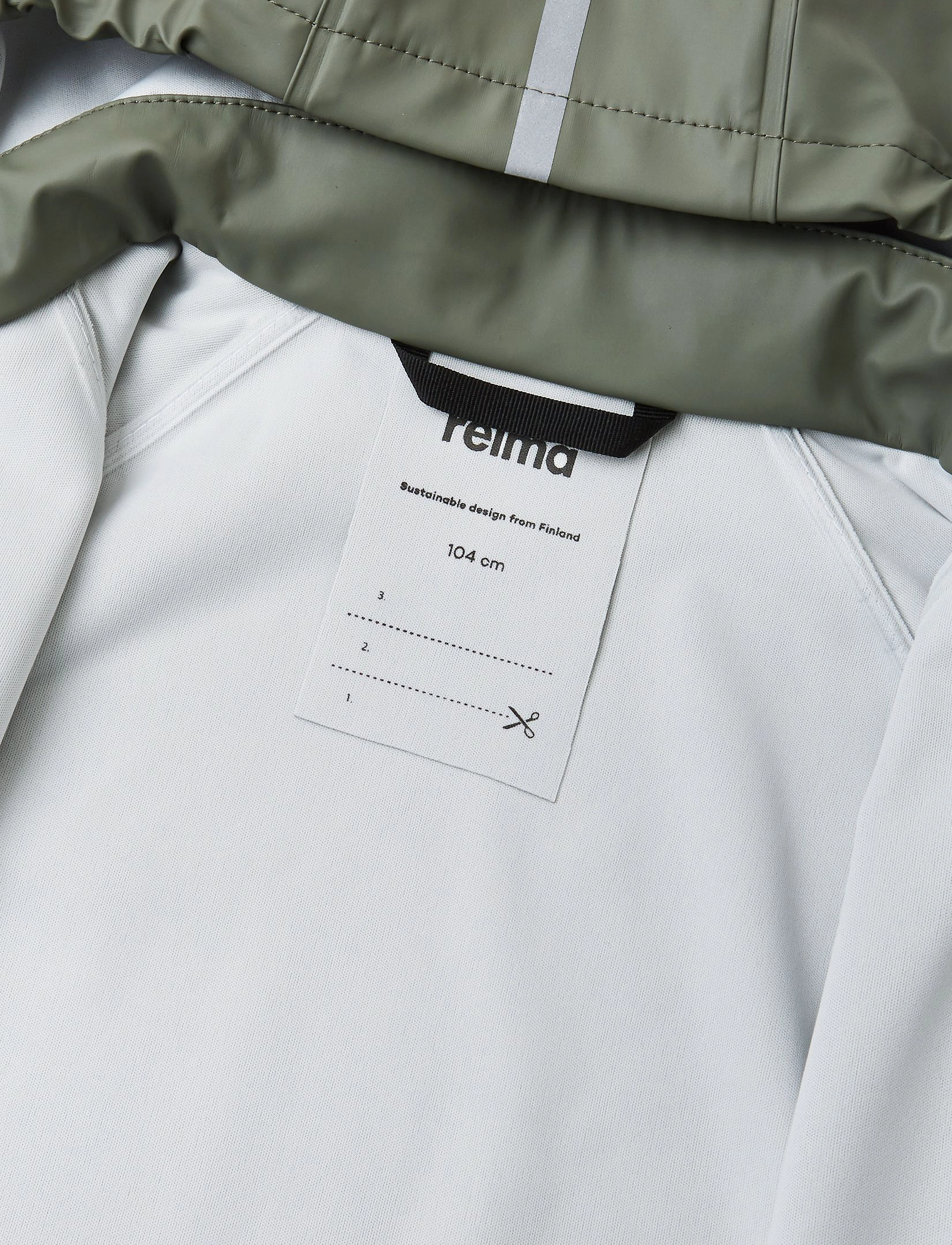 Reima - Rain outfit, Tihku - ytterkläder - greyish green - 5