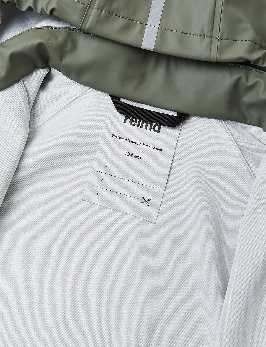 Reima - Rain outfit, Tihku - ytterkläder - greyish green - 5