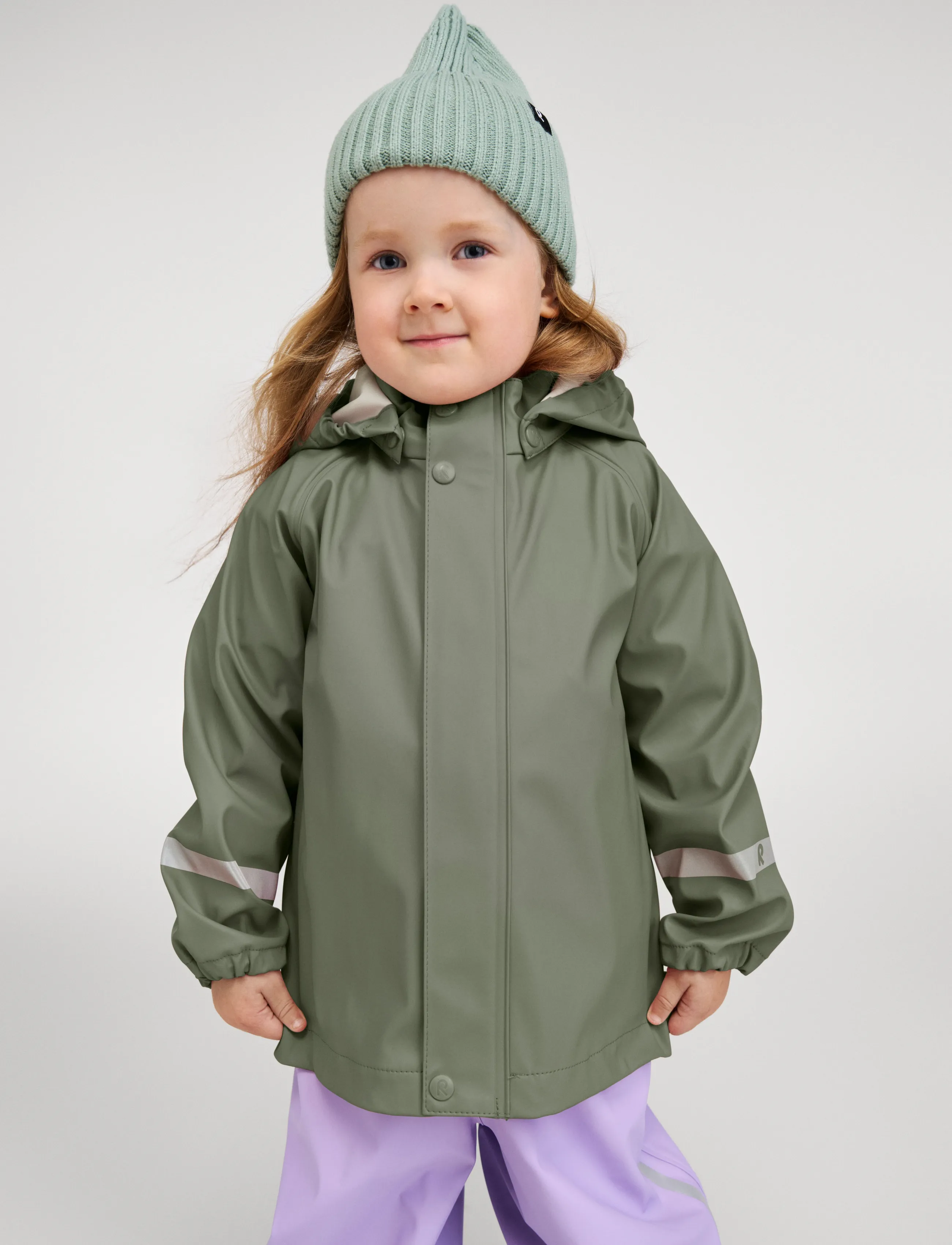 Reima Raincoat, Lampi - Regntøj - GREYISH GREEN / green