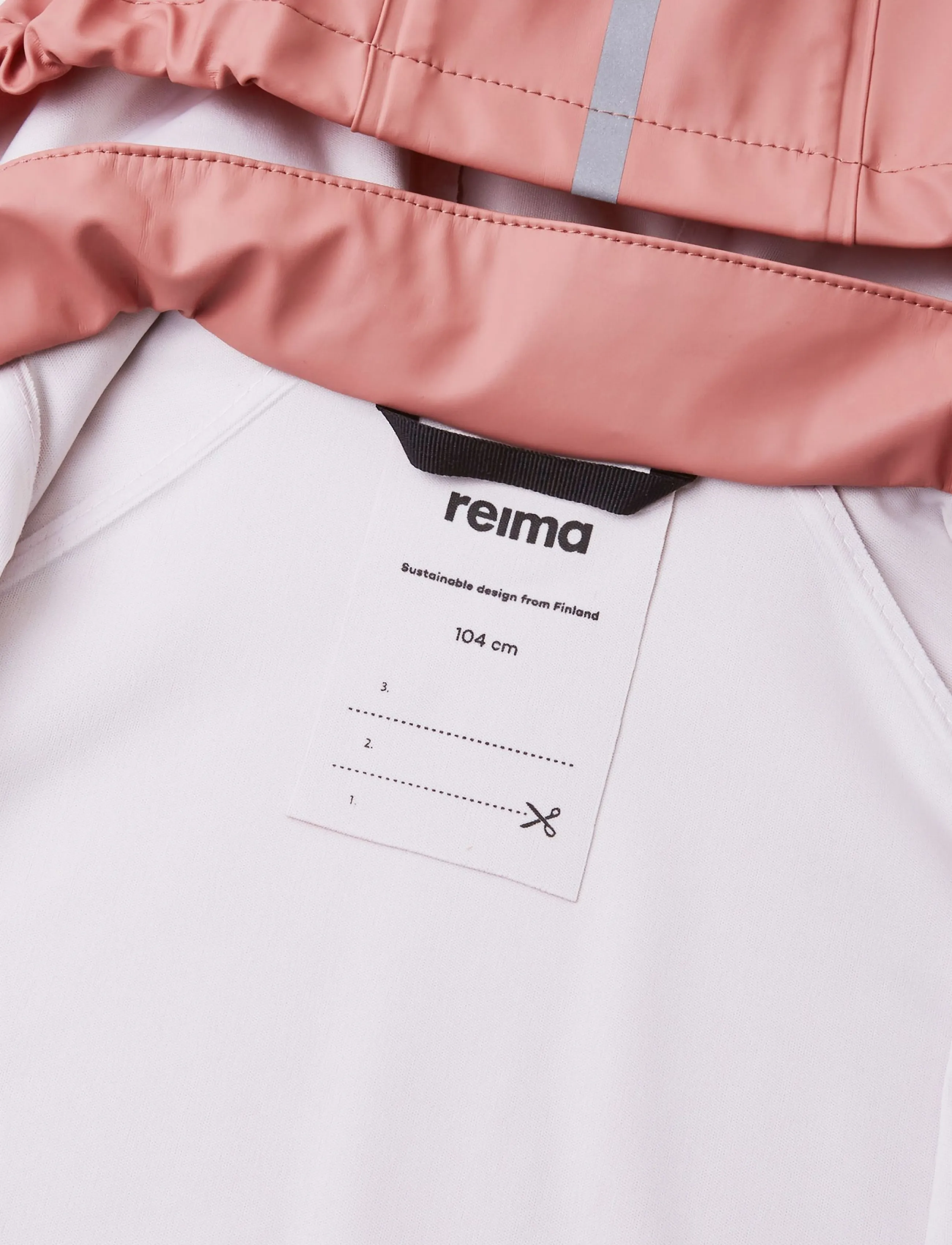 Reima - Raincoat, Lampi - regnjackor - rose blush - 5