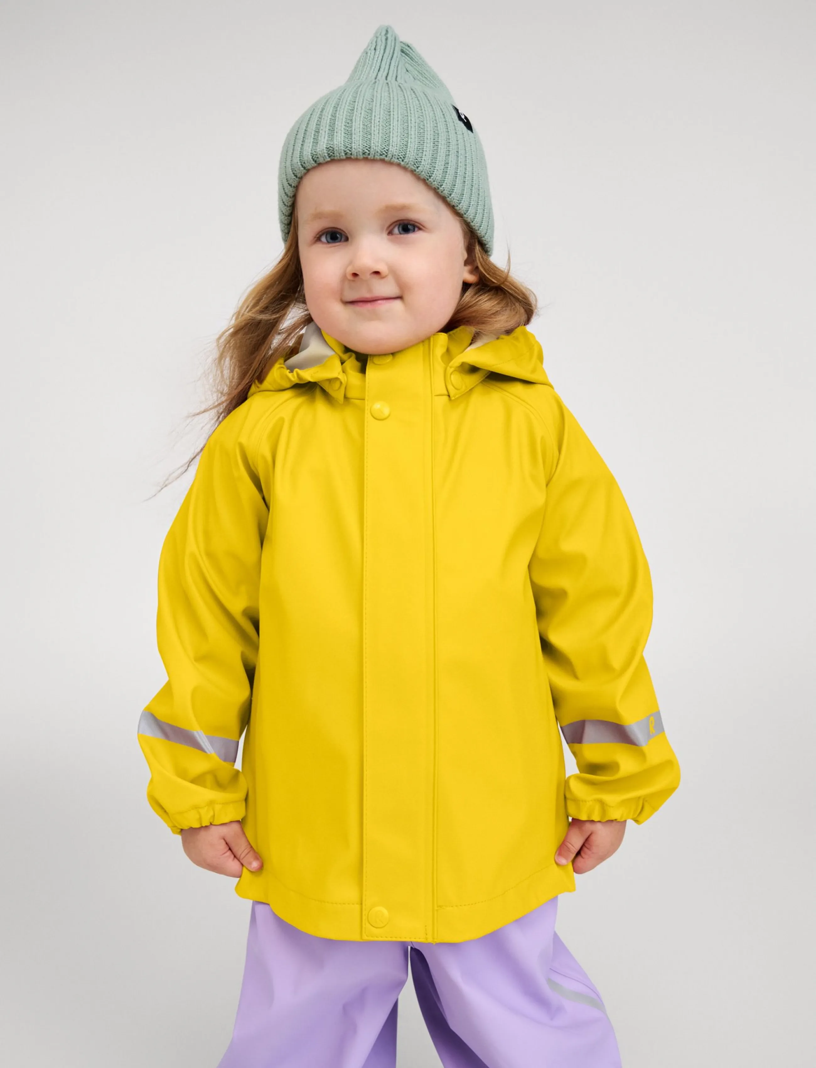 Reima - Raincoat, Lampi - regnkappor - yellow - 4