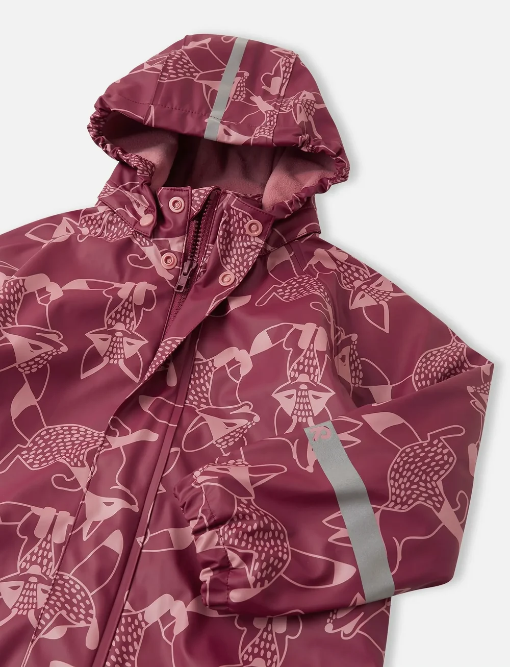 Reima - Raincoat, Koski - shell- & regenjacken - jam red - 4