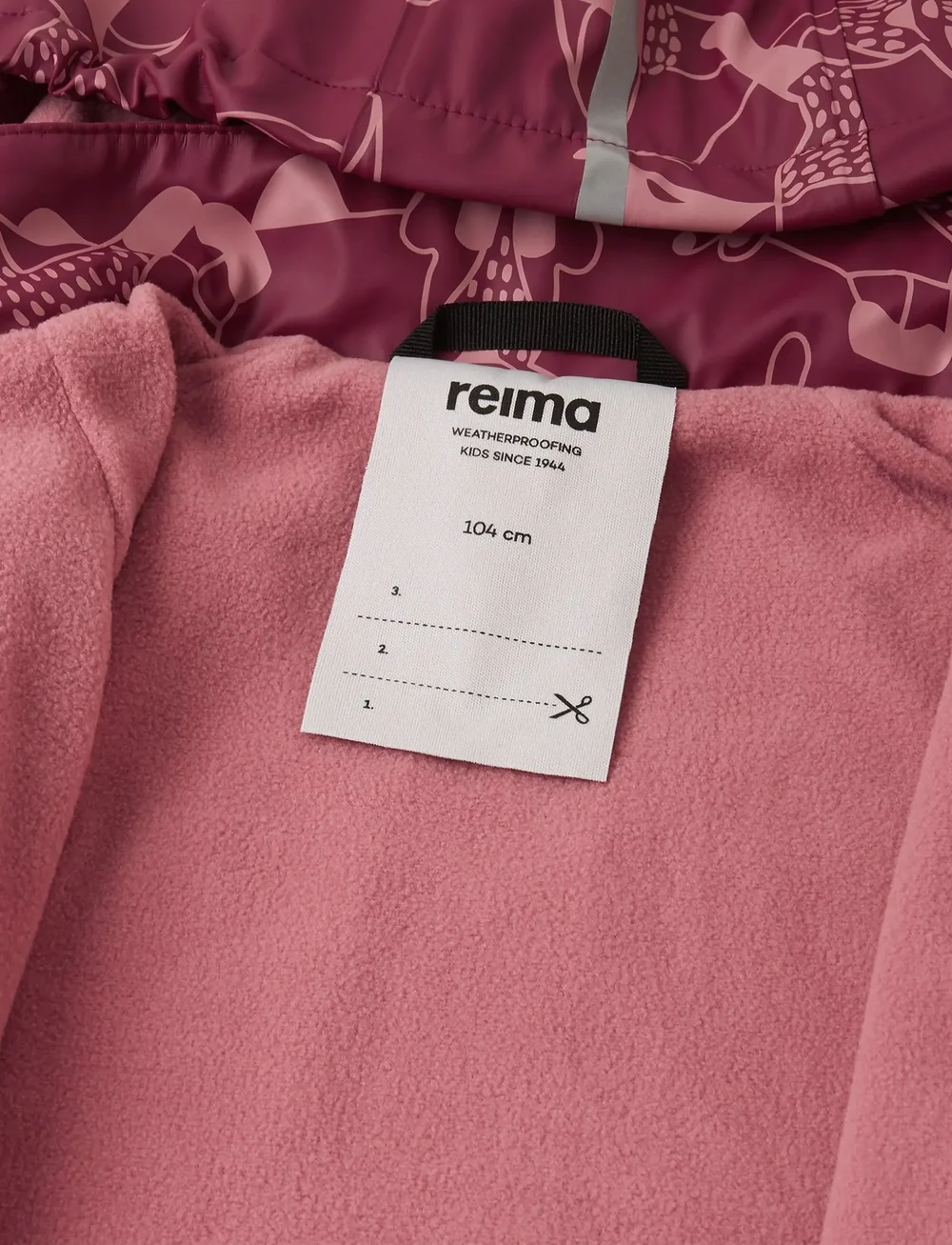 Reima - Raincoat, Koski - shell- & regenjacken - jam red - 5