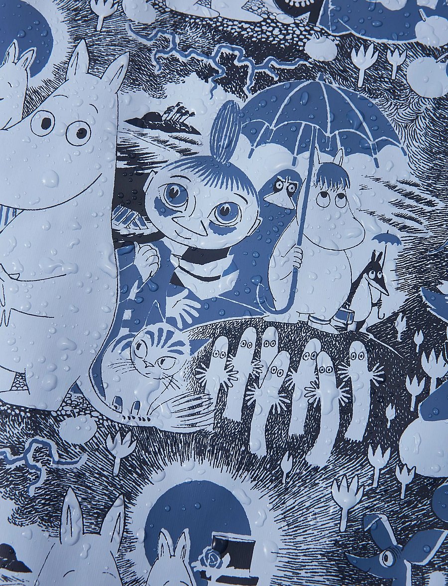 Reima - Raincoat, Moomin Vesi - shell- & regnjakker - airy blue - 2