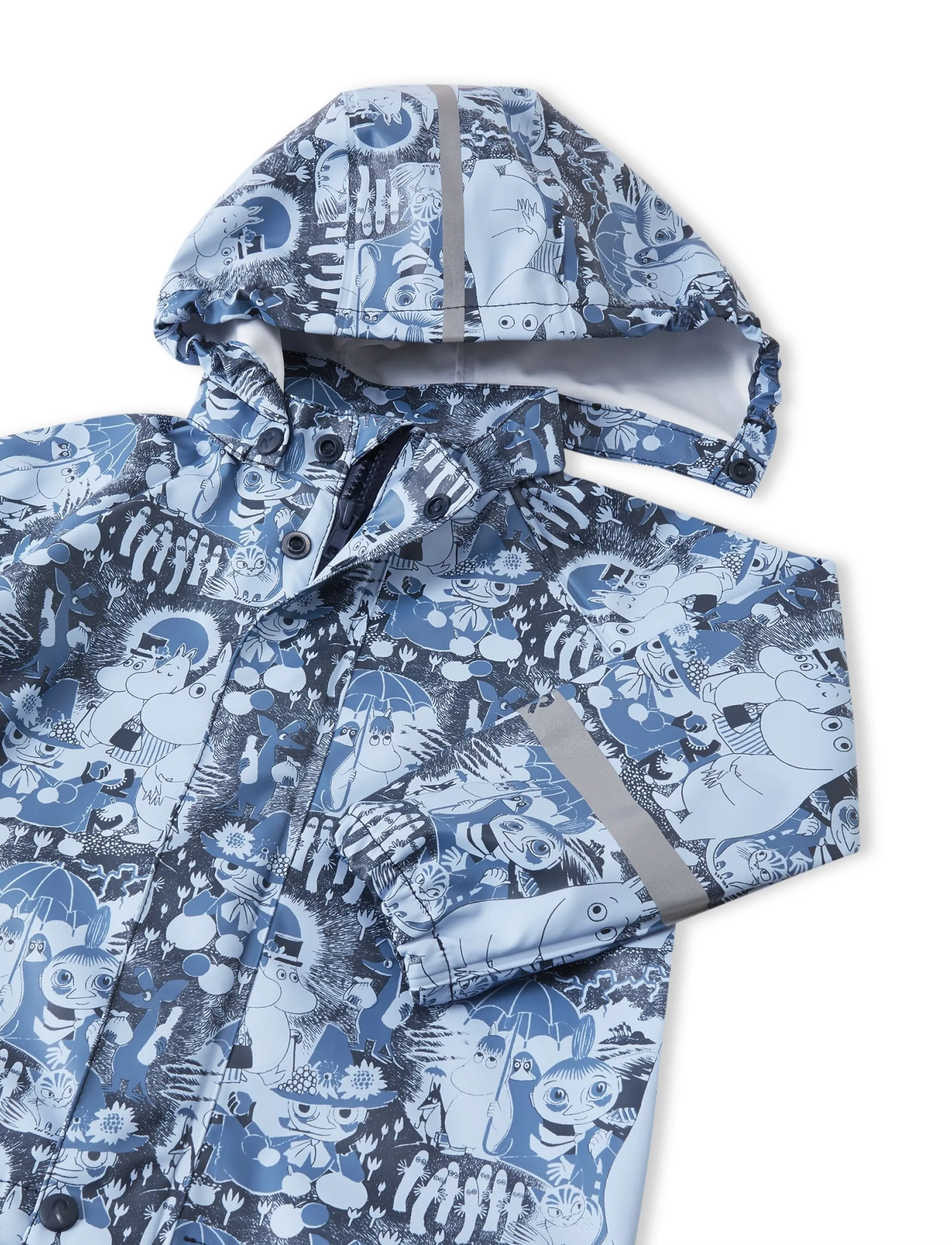 Reima - Raincoat, Moomin Vesi - shell- & regnjakker - airy blue - 3