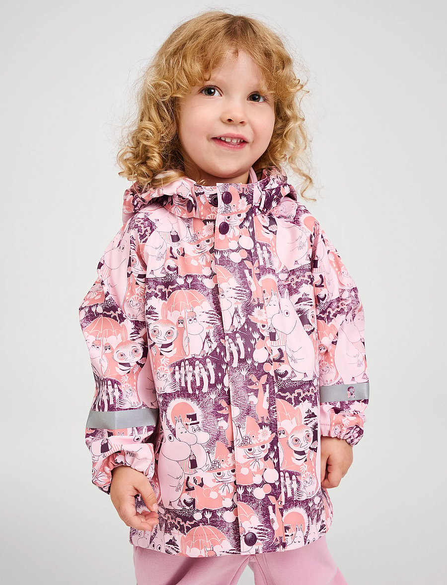Reima - Raincoat, Moomin Vesi - tuule- ja vihmajakid - pale rose - 2
