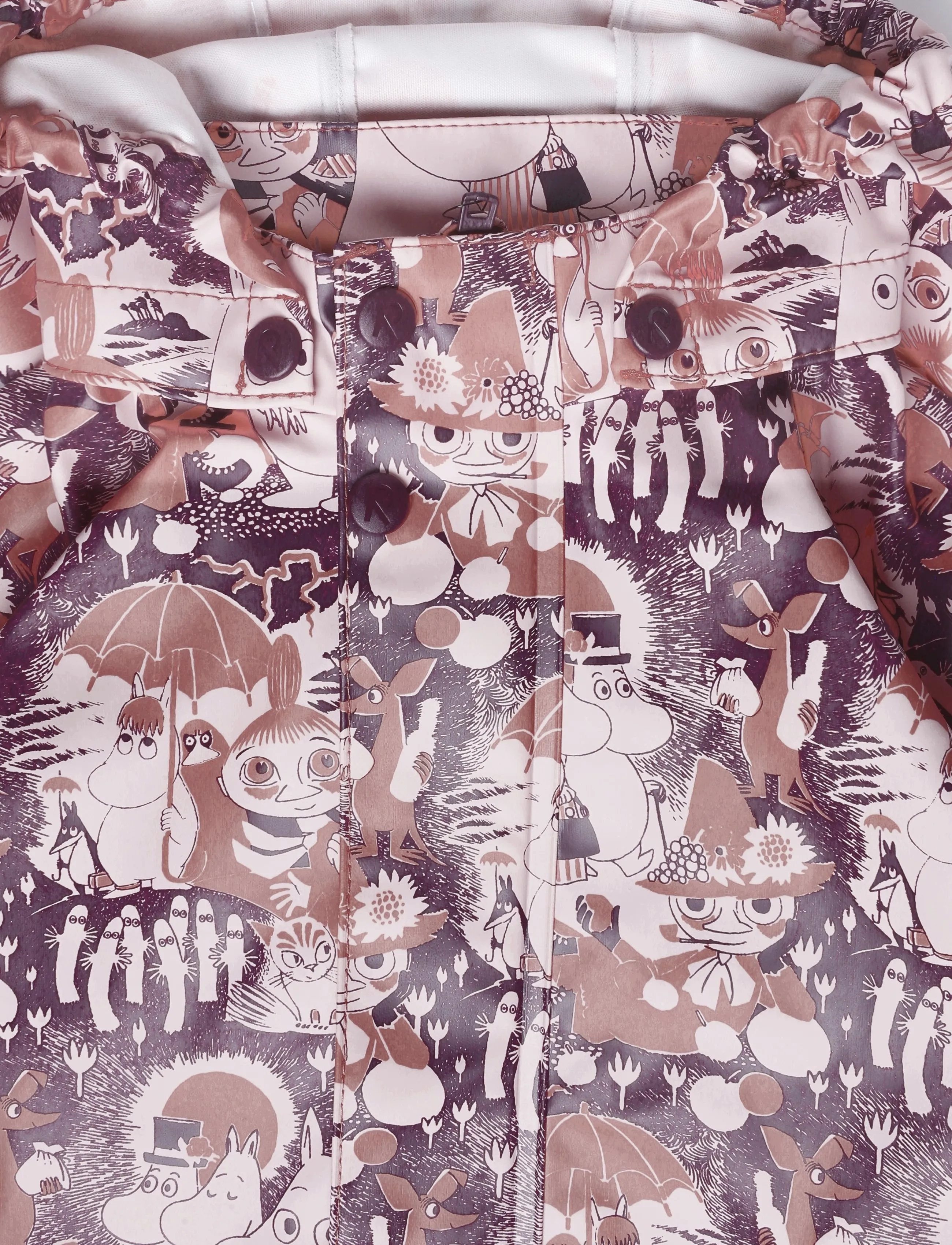 Reima - Raincoat, Moomin Vesi - tuule- ja vihmajakid - pale rose - 3