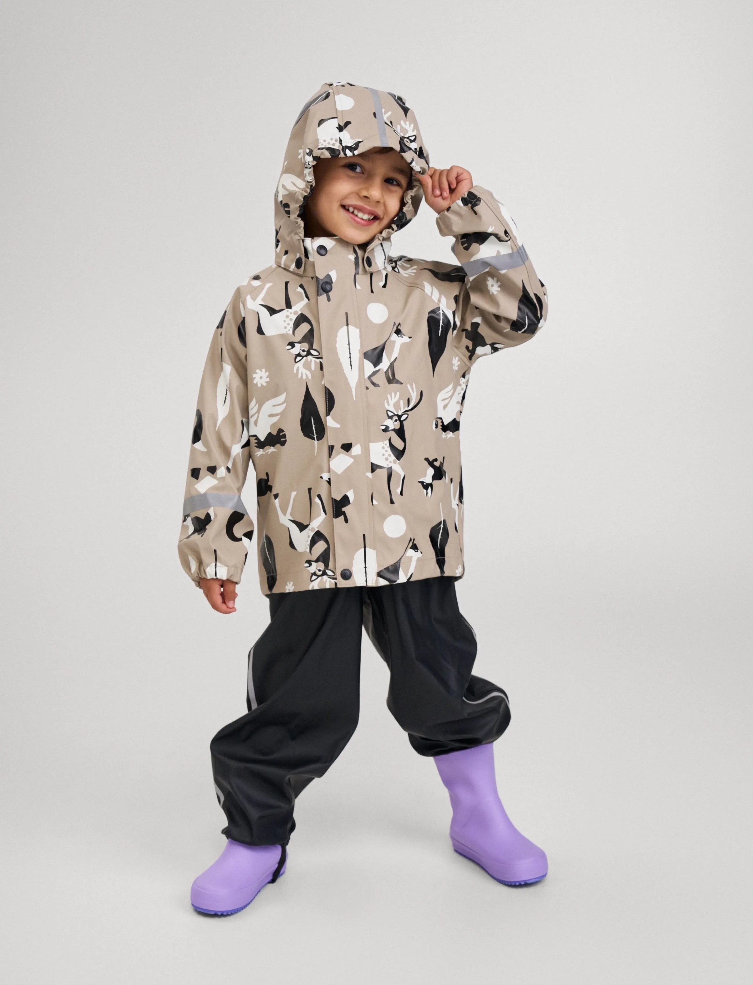 Reima Rain pants, Lammikko - Reima - BLACK / black