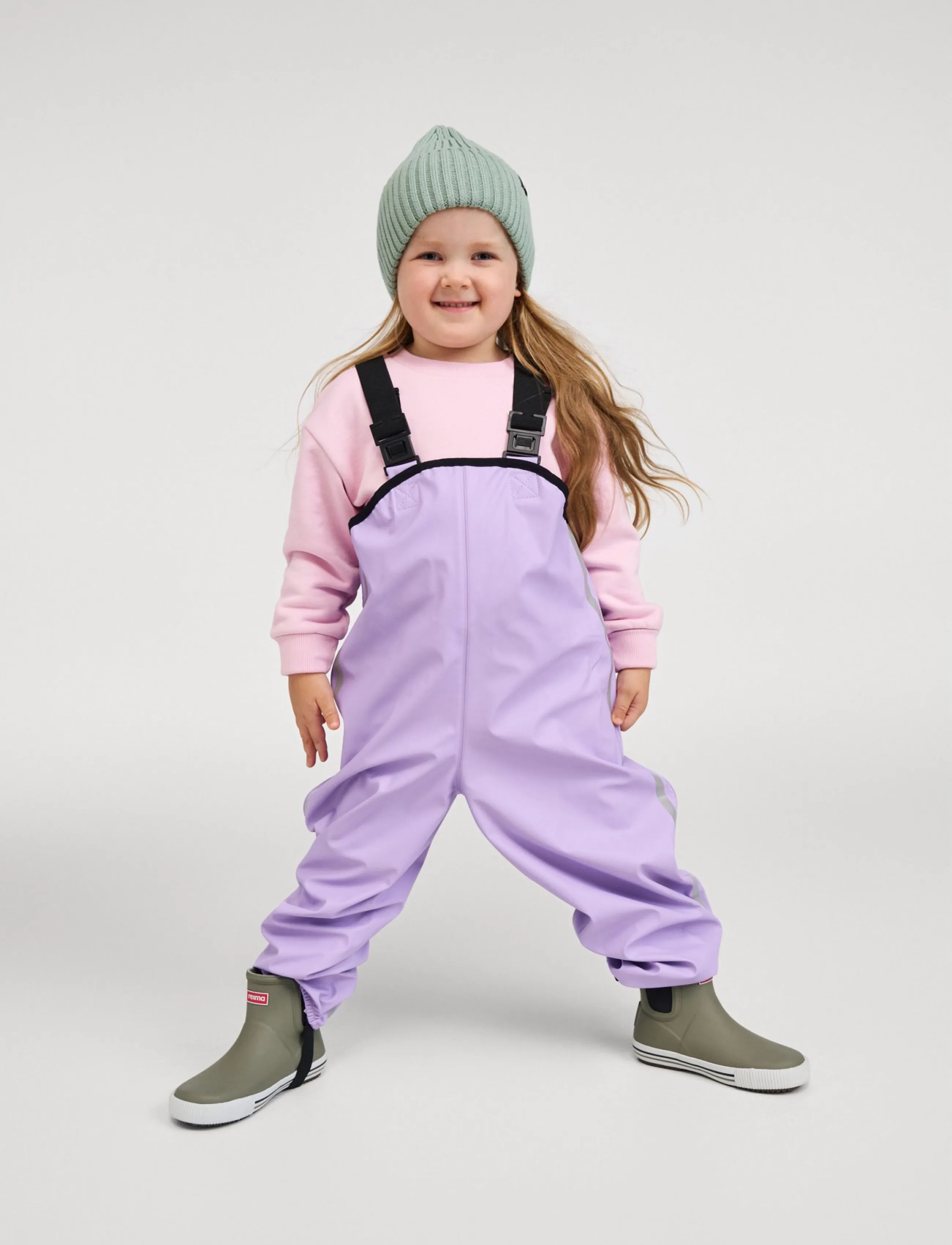 Reima Rain Pants, Lammikko, 122, Purple, Regntøj > Underdele, Børn