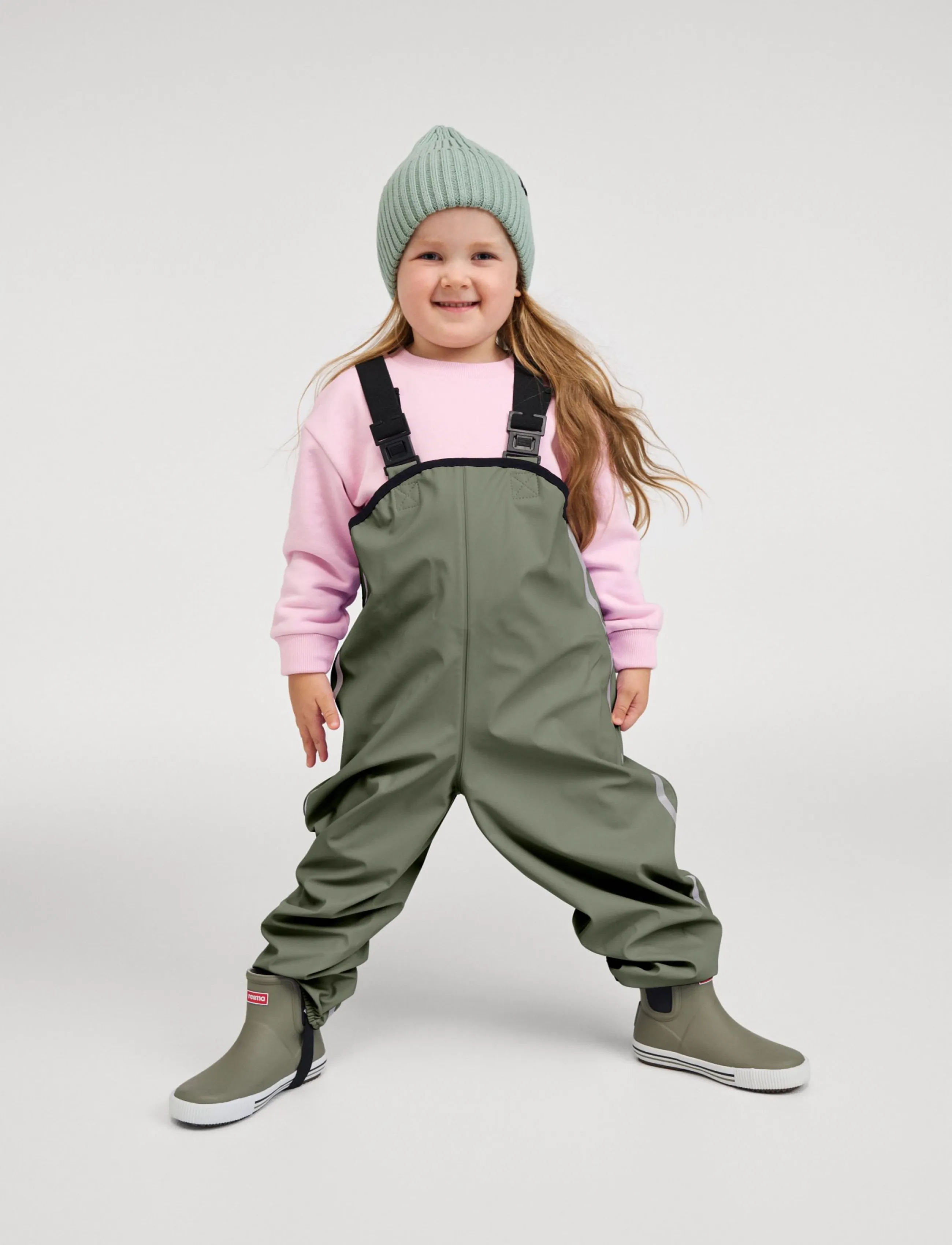 Reima - Rain pants, Lammikko - trousers - greyish green - 3