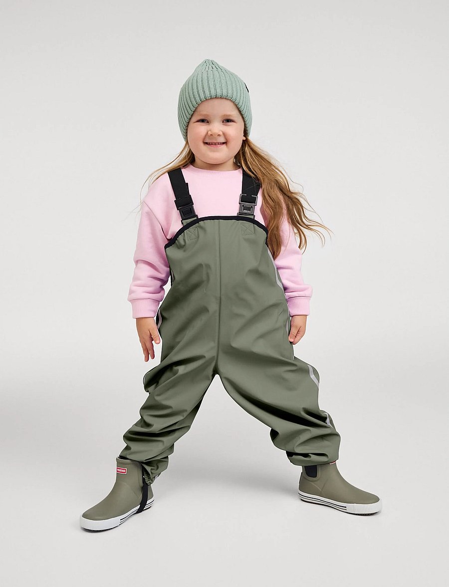 Reima - Rain pants, Lammikko - tuule- ja veekindlad püksid - greyish green - 3