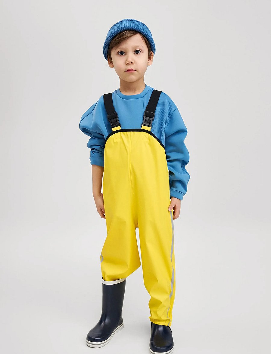 Reima - Rain pants, Lammikko - skal- & regnbyxor - yellow - 4