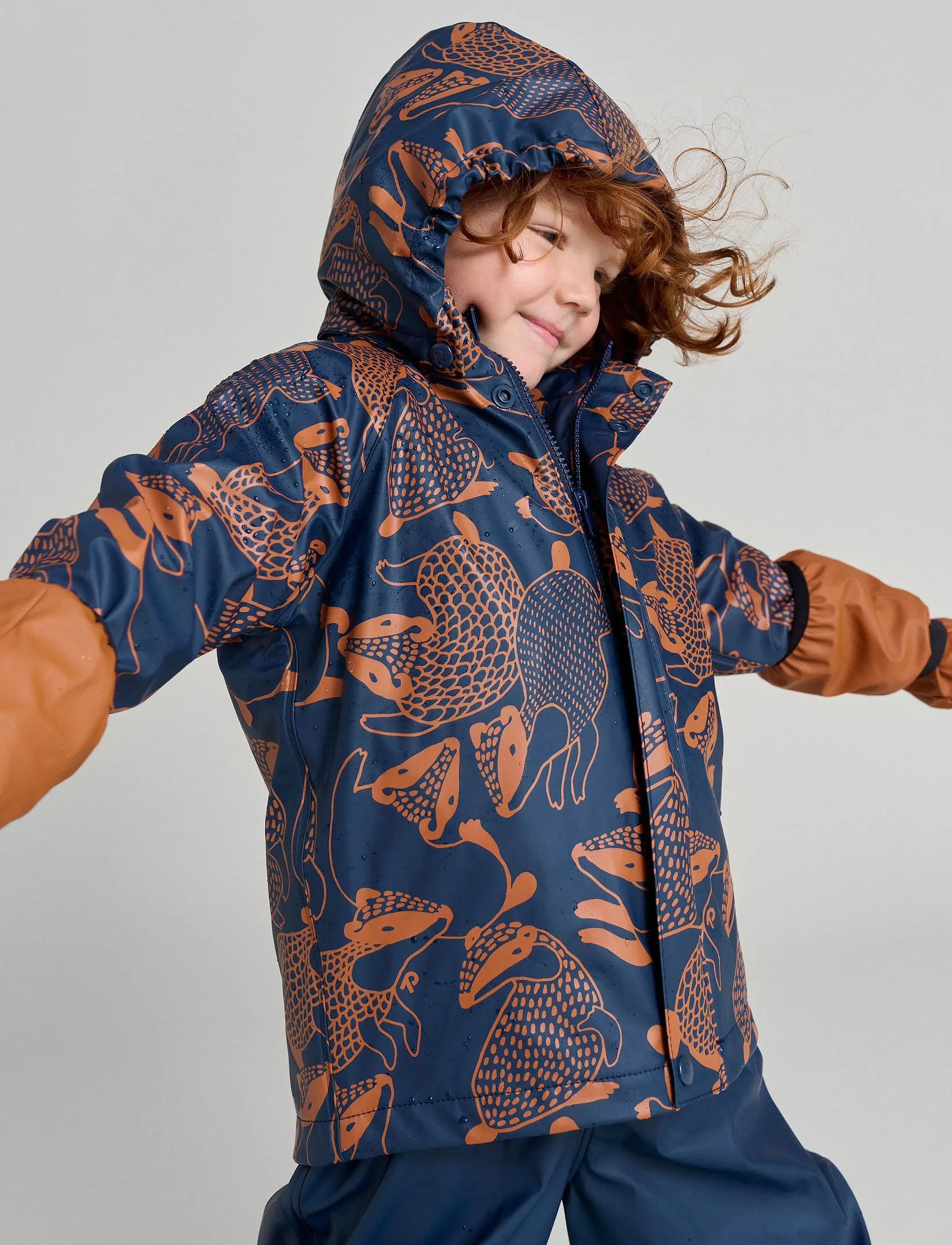 Reima Rain Pants, Loiske, Børn, Regnheldragt, Navy, Str: 122