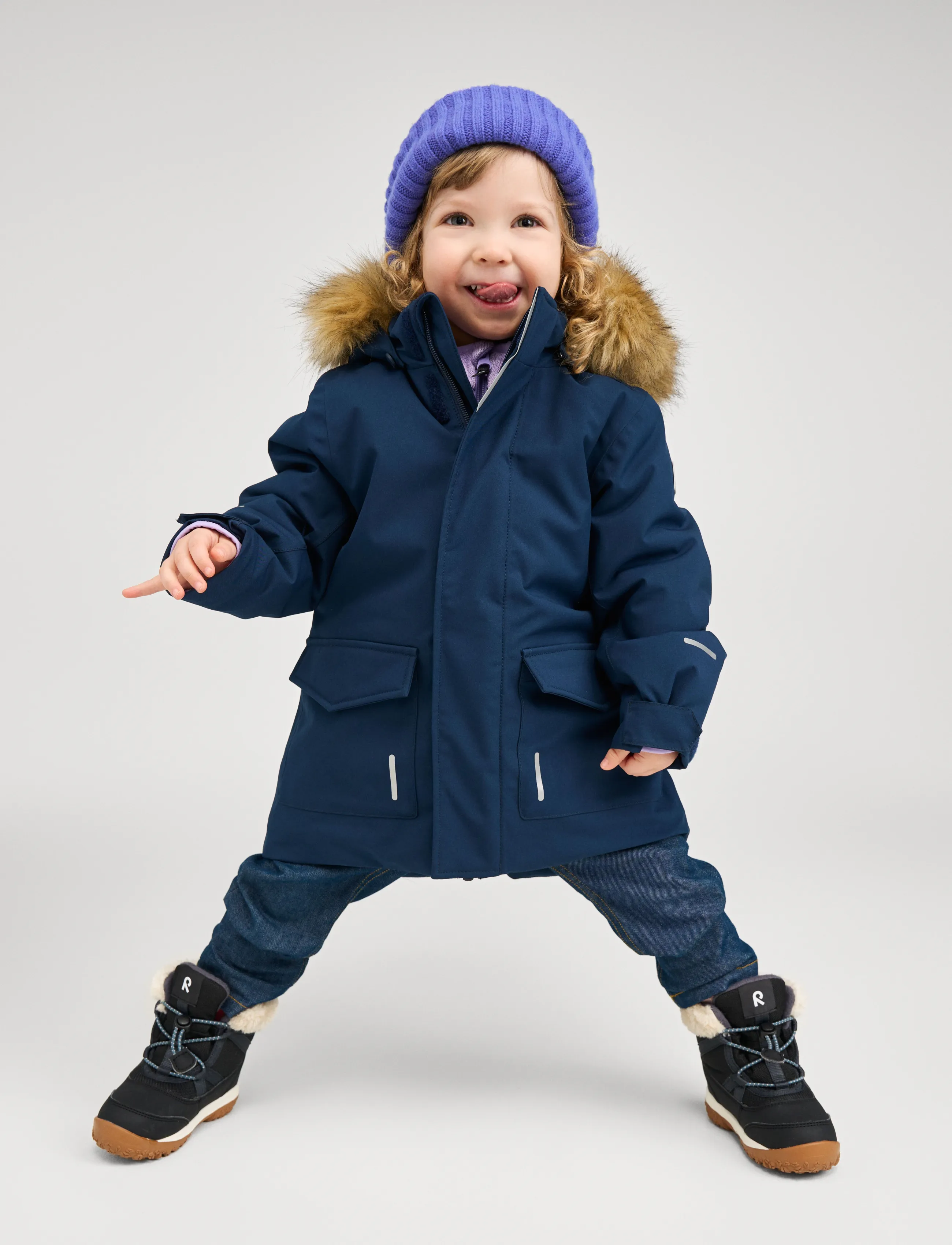 Reima Reimatec Winter Jacket, Mutka, 98, Navy, Jakker Og Frakker > Vinterjakker, Børn