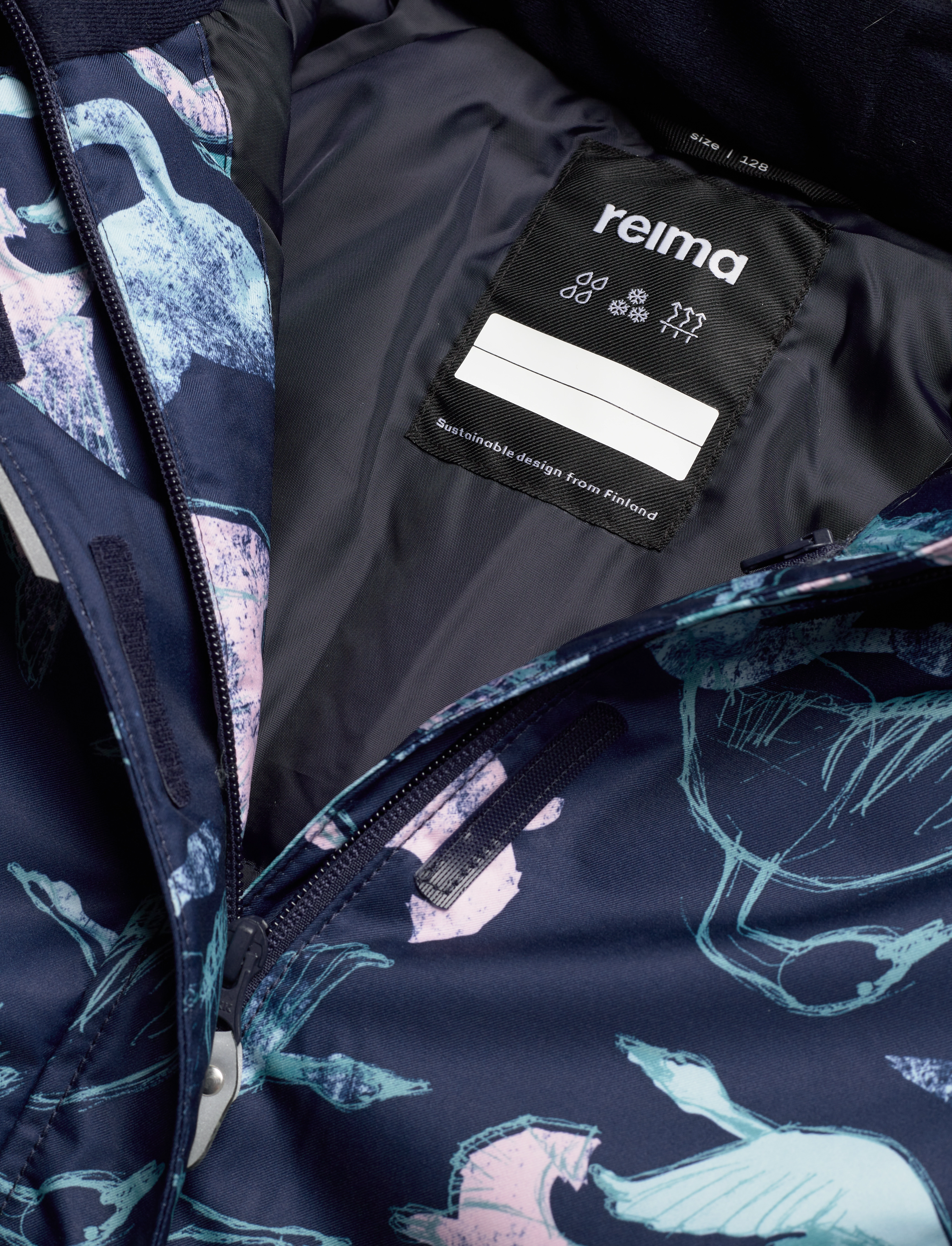 Reima - Kids' winter jacket Kiela - navy - 3