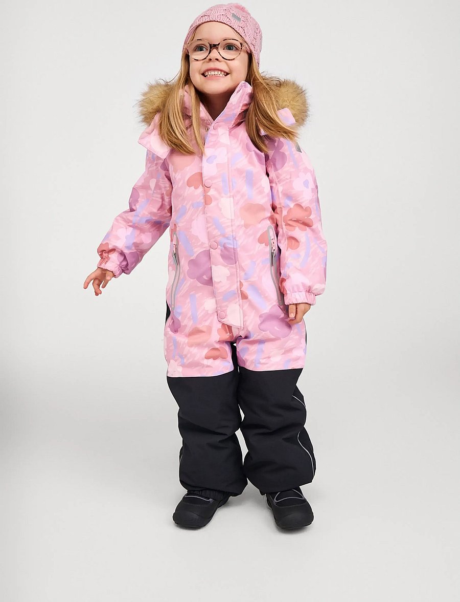 Reima - ReimaTec winter overall, Kipina - Õueriided - grey pink - 4