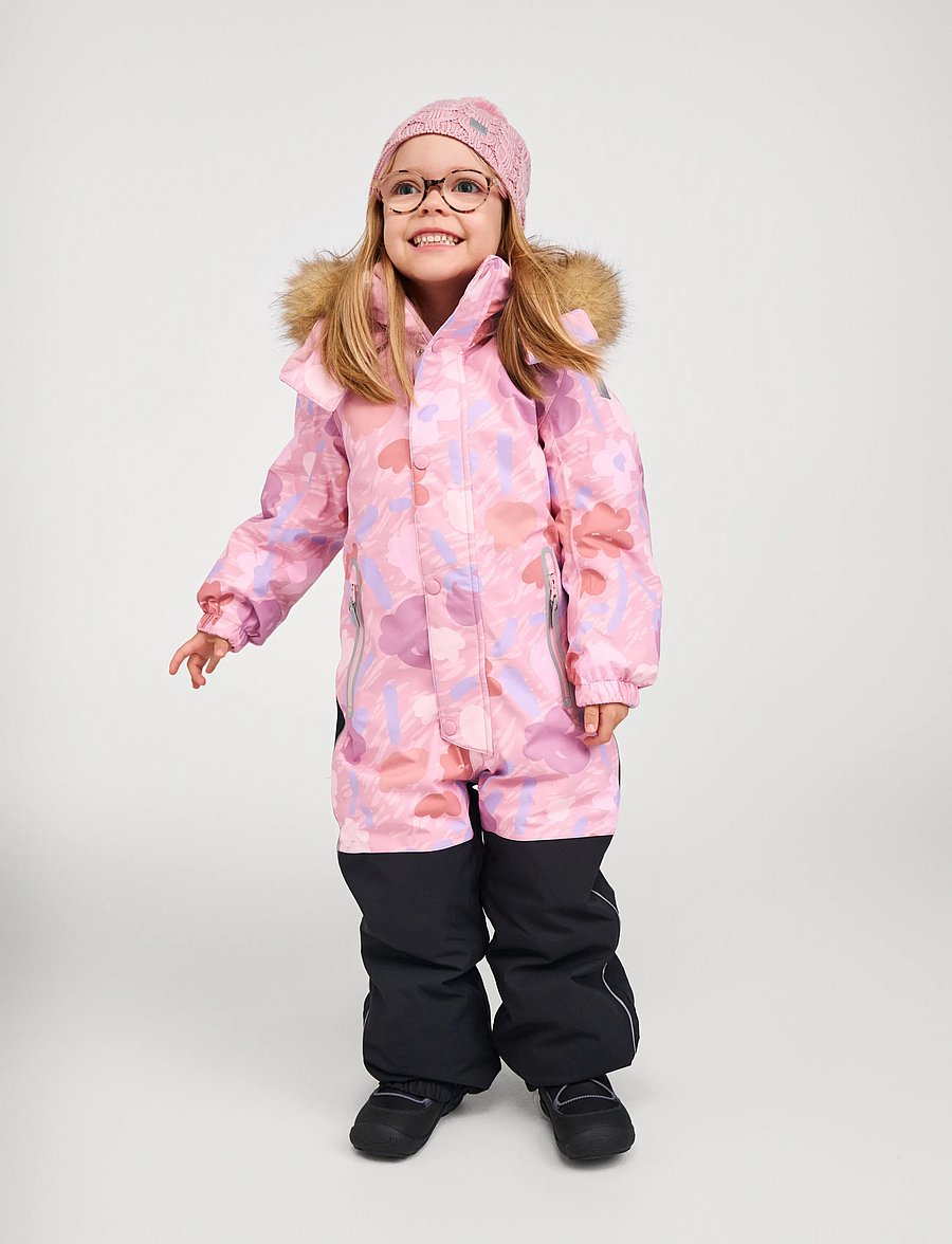 Reima - ReimaTec winter overall, Kipina - Õueriided - grey pink - 5