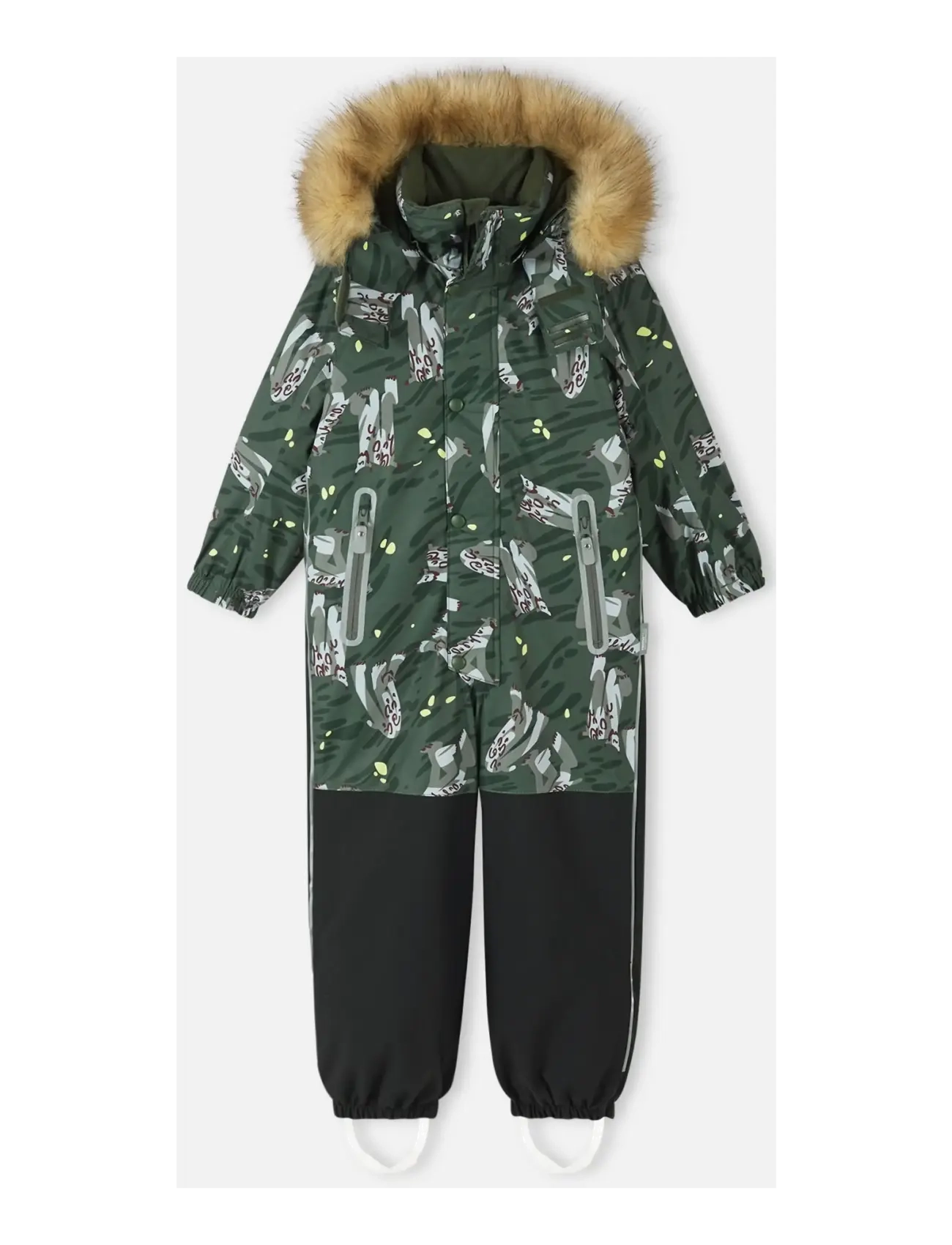Reima ReimaTec winter overall, Kipina - Kombinesoonid - THYME GREEN / khaki/green