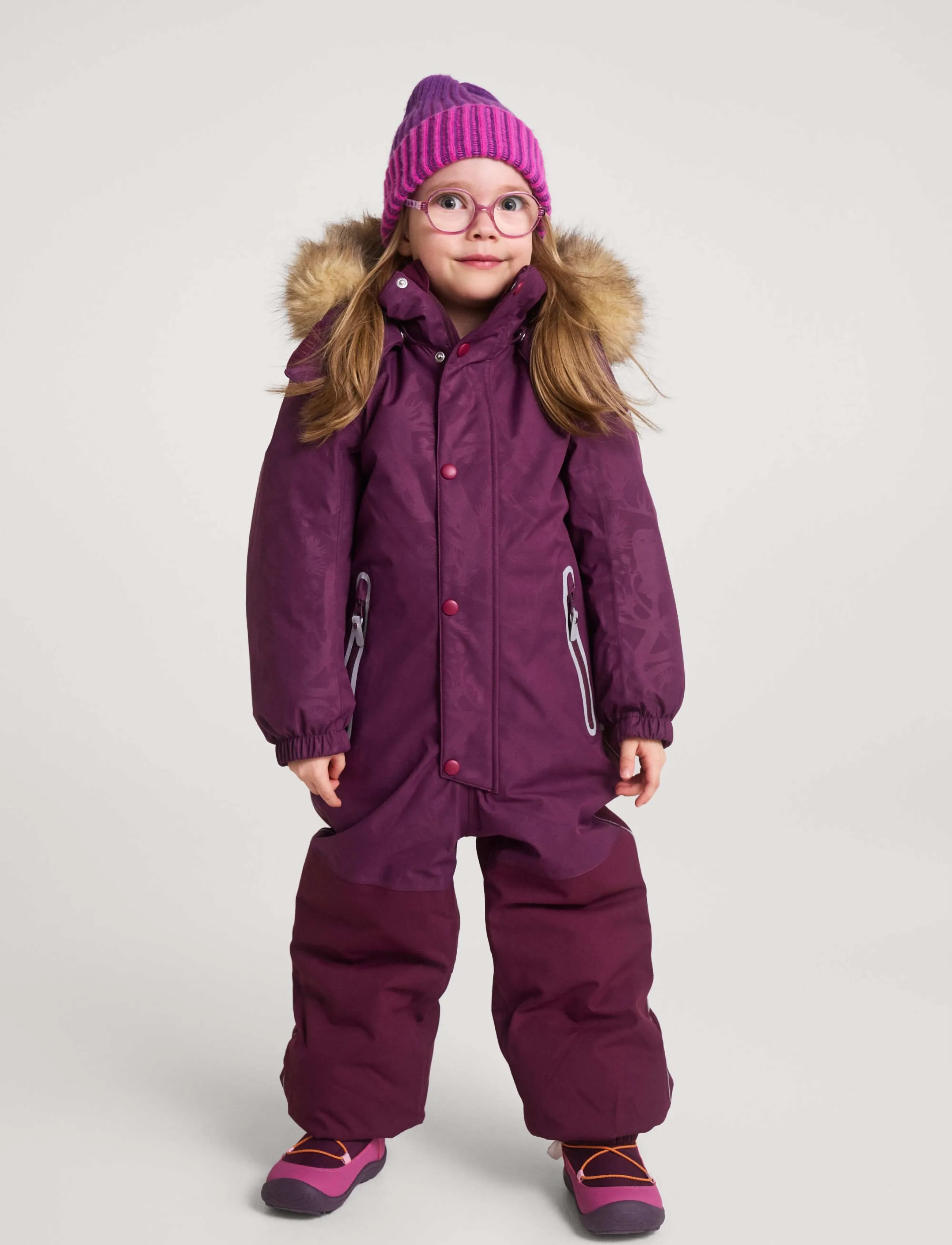 Reima - ReimaTec winter overall, Kipina - Õueriided - deep purple - 5