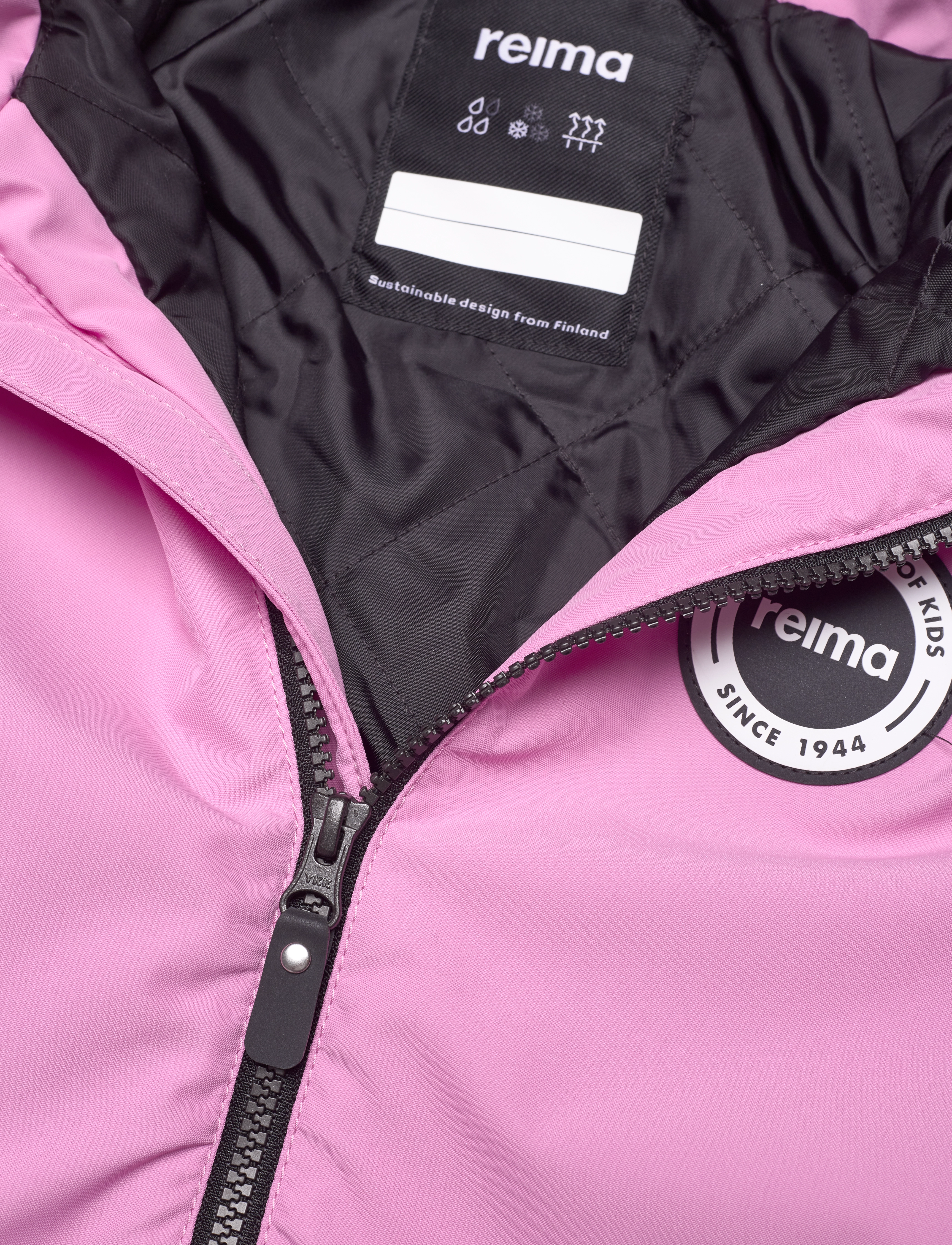 Reima - Kids' light wadded jacket Symppis - cold pink - 4