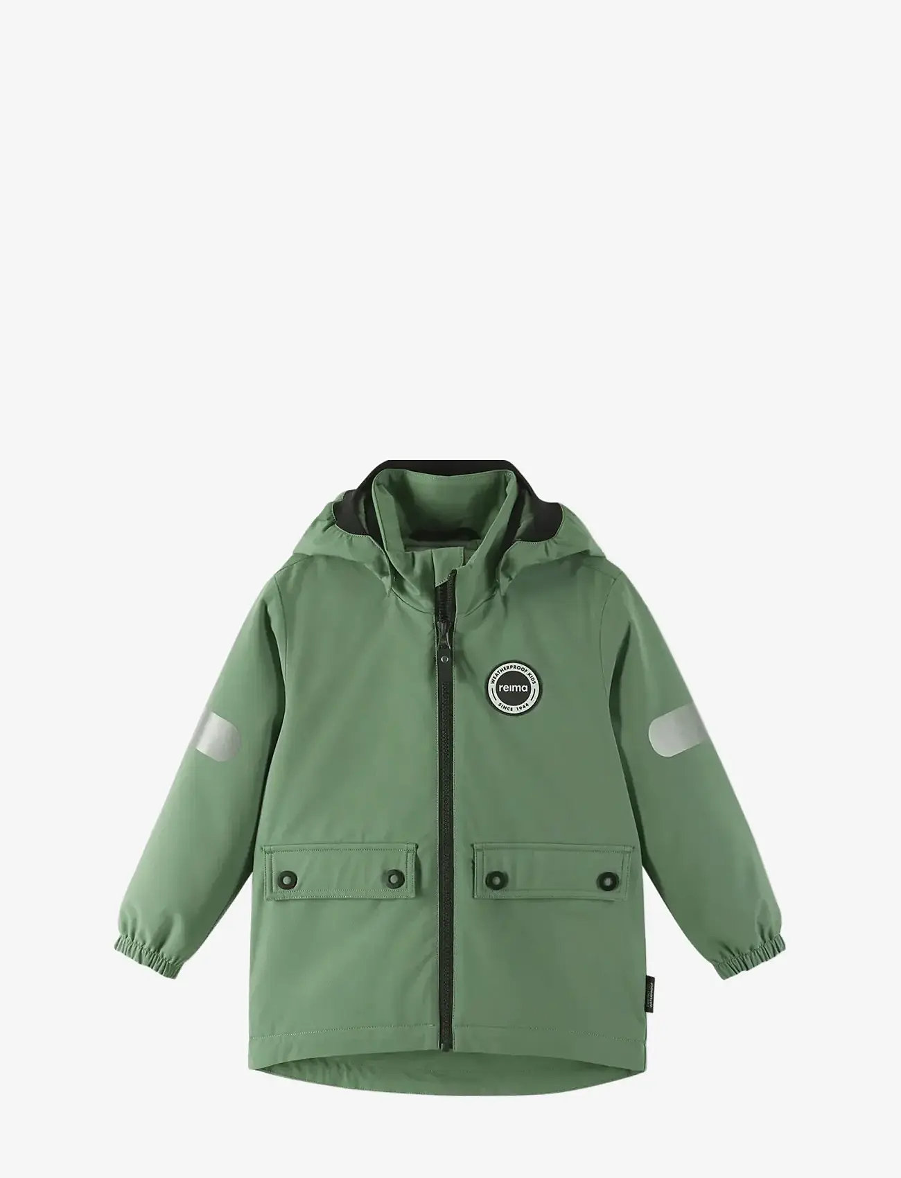 Reima - ReimaTec jacket, Symppis - shell & rain jackets - green clay - 0