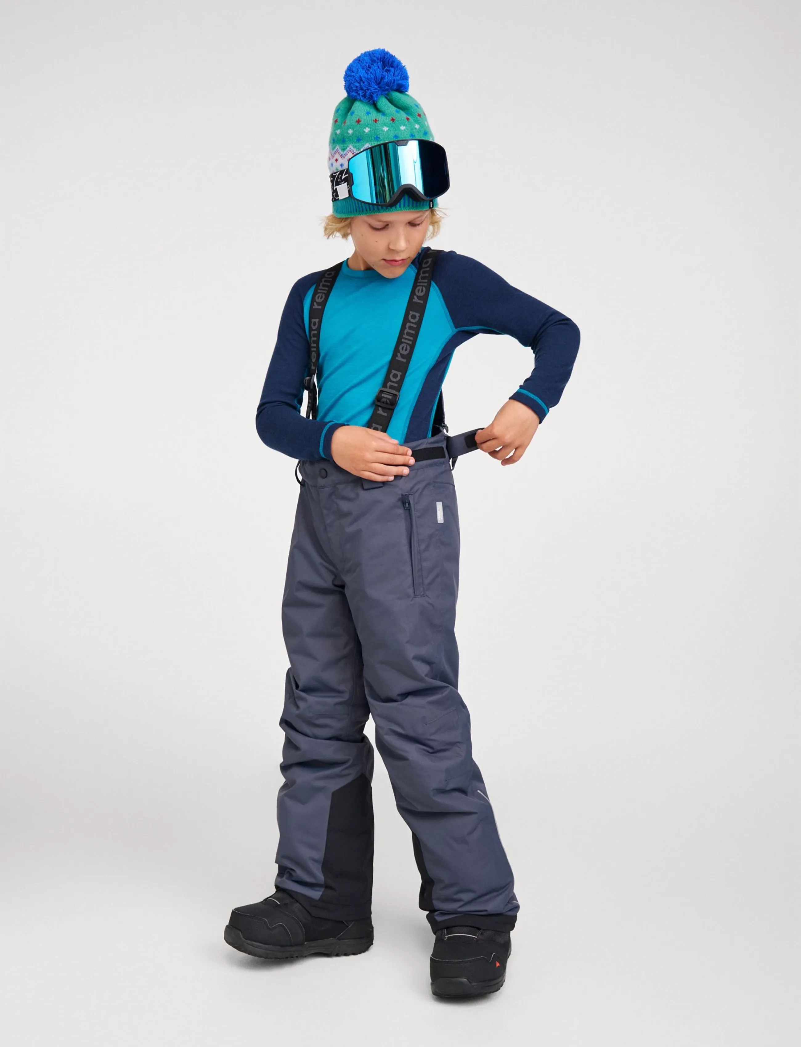 Reima - ReimaTec winter pants, Wingon - shell- & regenhosen - soft black - 3