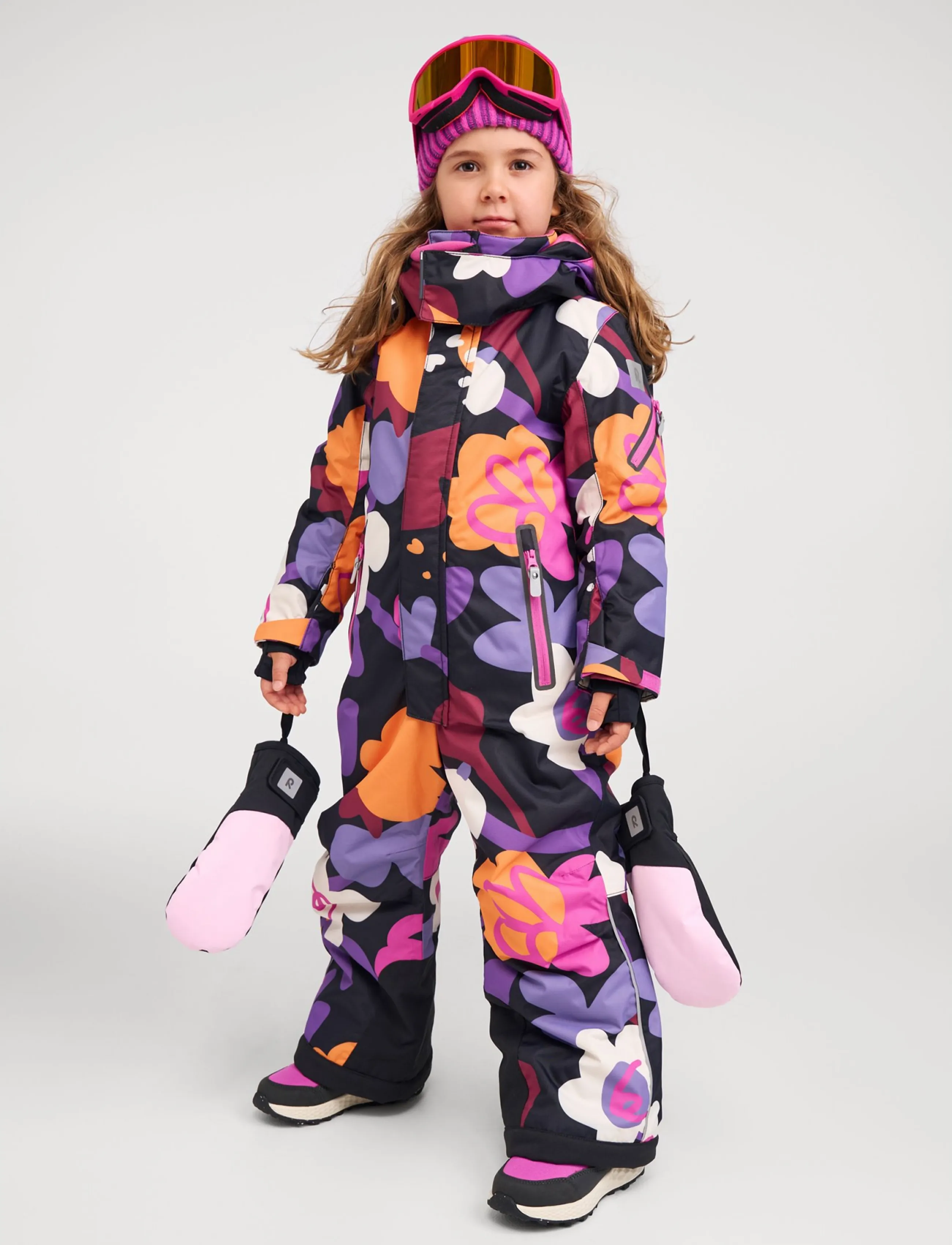 Reima - Reimatec winter overall, Reach - Õueriided - black - 0