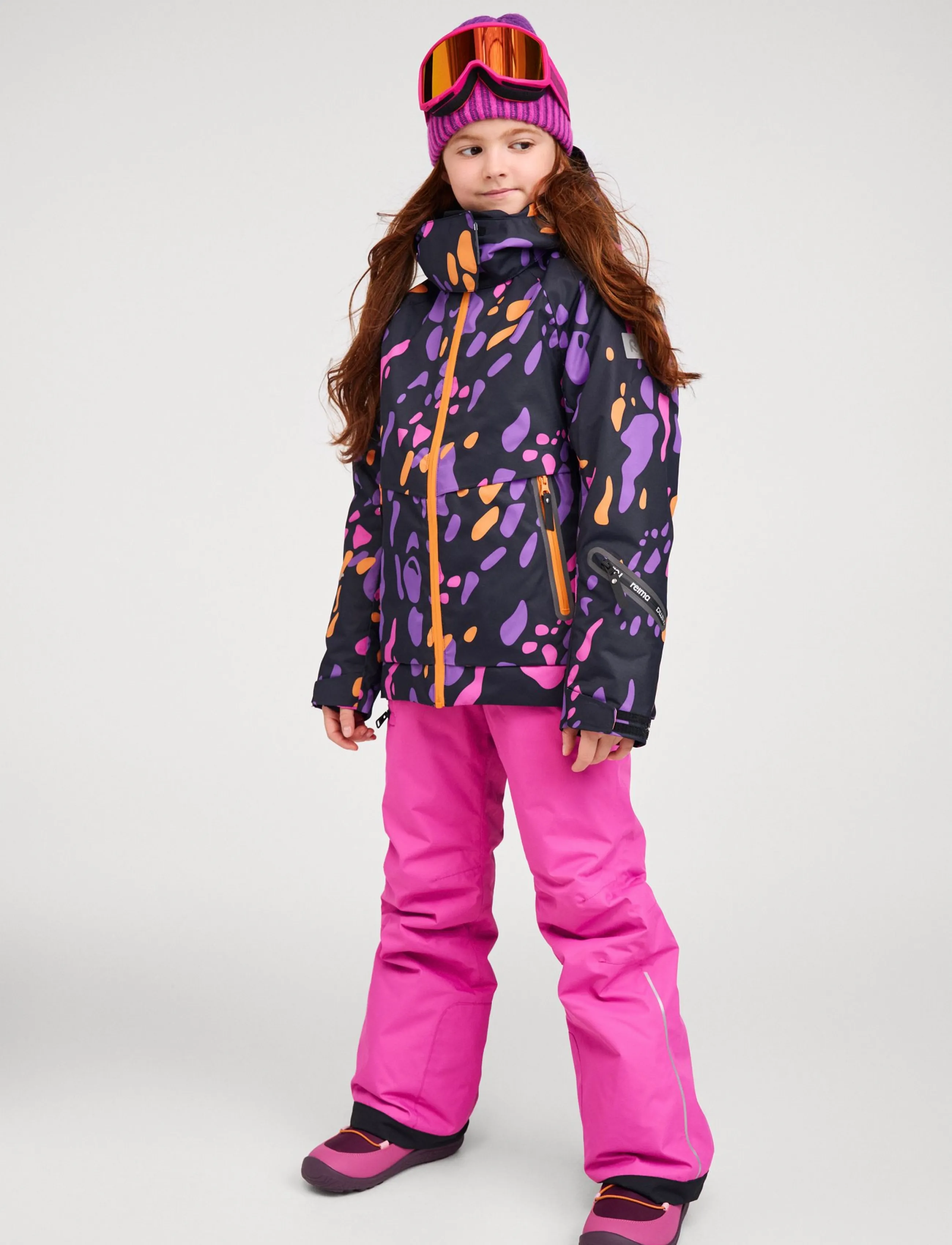 Reima - ReimaTec winter jacket, Posio - outdoor - plum purple - 3