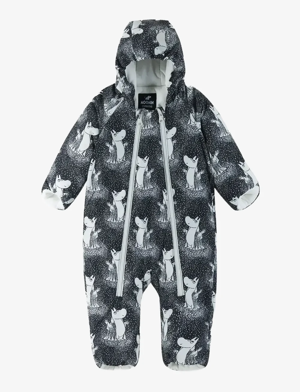 Reima - Winter overall, Moomin Knytte - snowsuit - black - 2