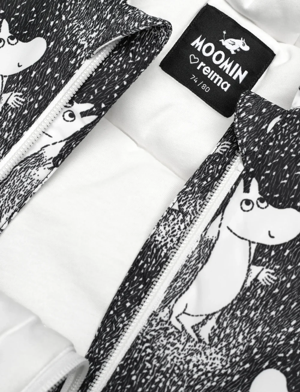 Reima - Winter overall, Moomin Knytte - snowsuit - black - 4