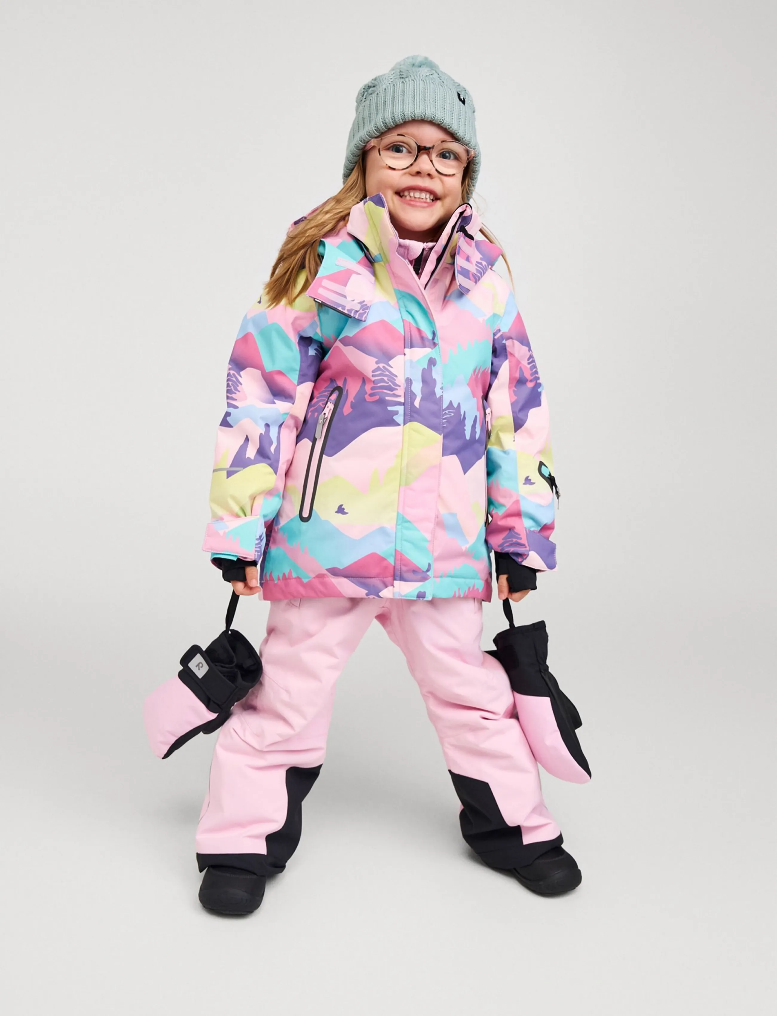 Reima - ReimaTec winter jacket, Kiiruna - grey pink - 3