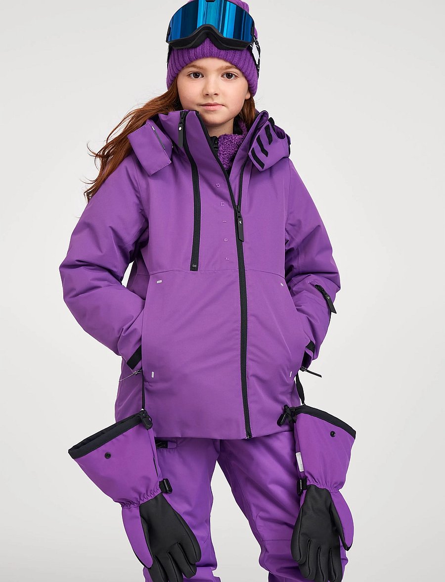Reima - ReimaTec winter jacket, Perille - skijacken - plum purple - 4