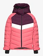 Juniors' Winter jacket Luppo - PINK CORAL