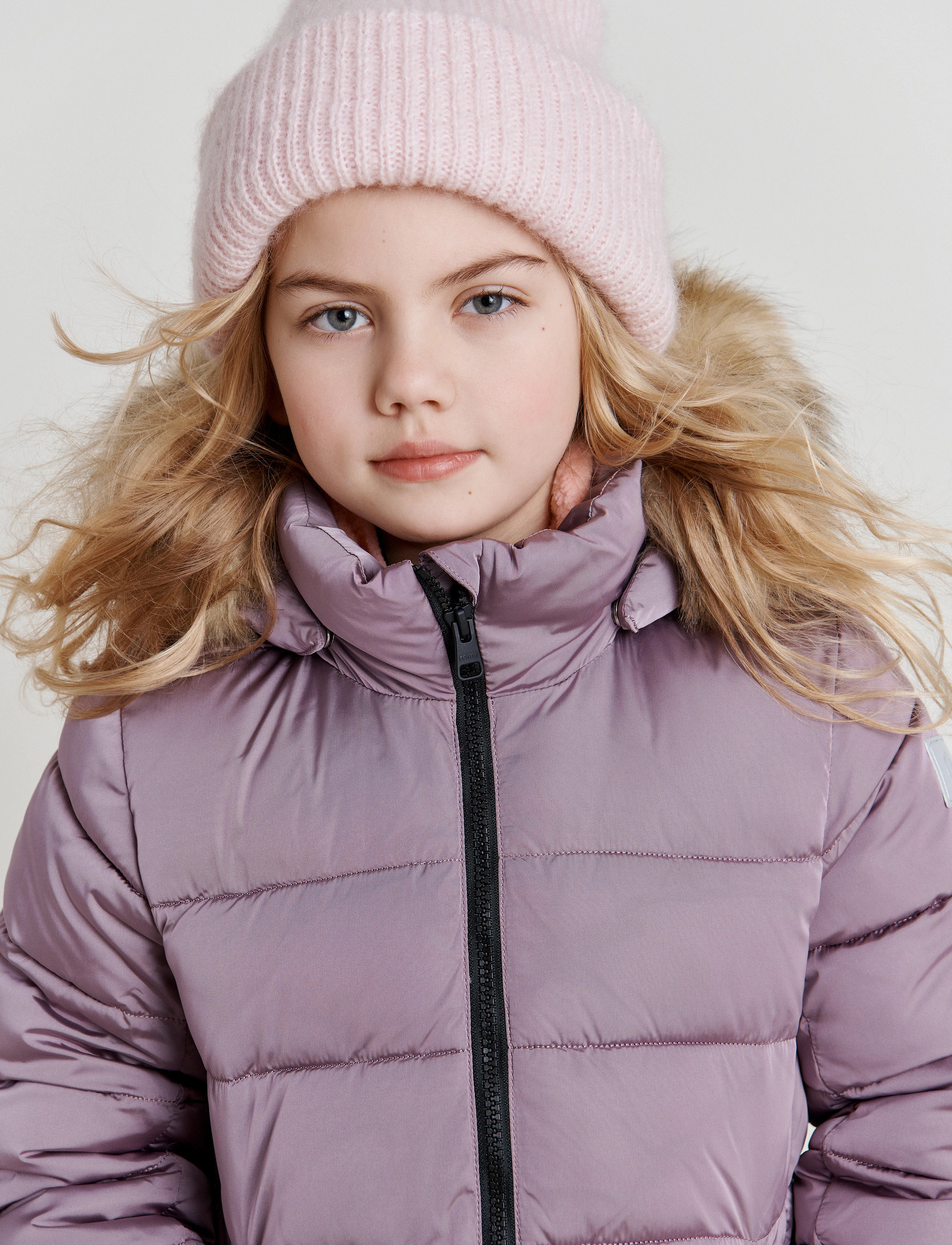 Reima - Kids' long winter jacket Lunta - rosy pink - 2