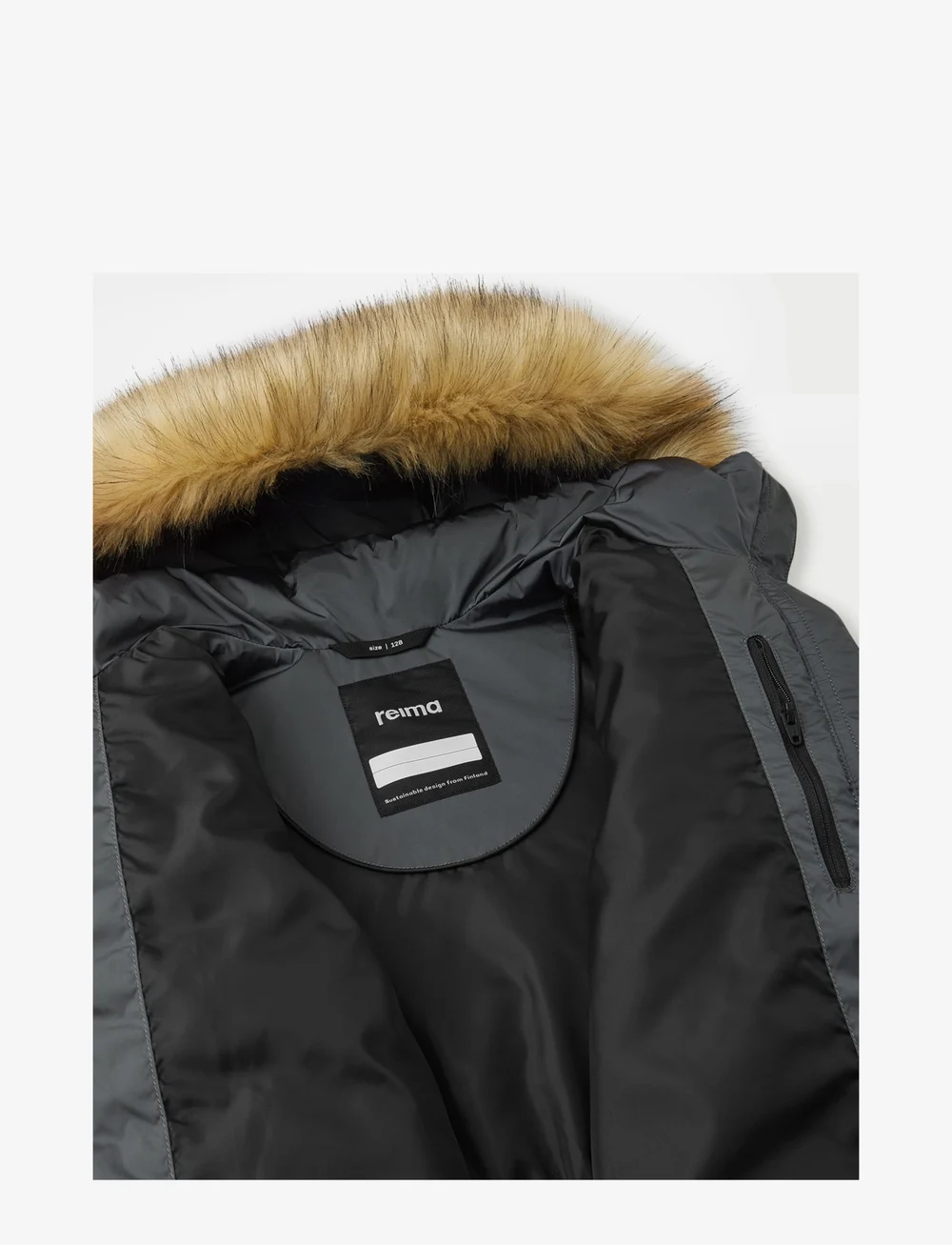 Reima - Winter jacket, Lunta - isolerede jakker - dark grey - 4