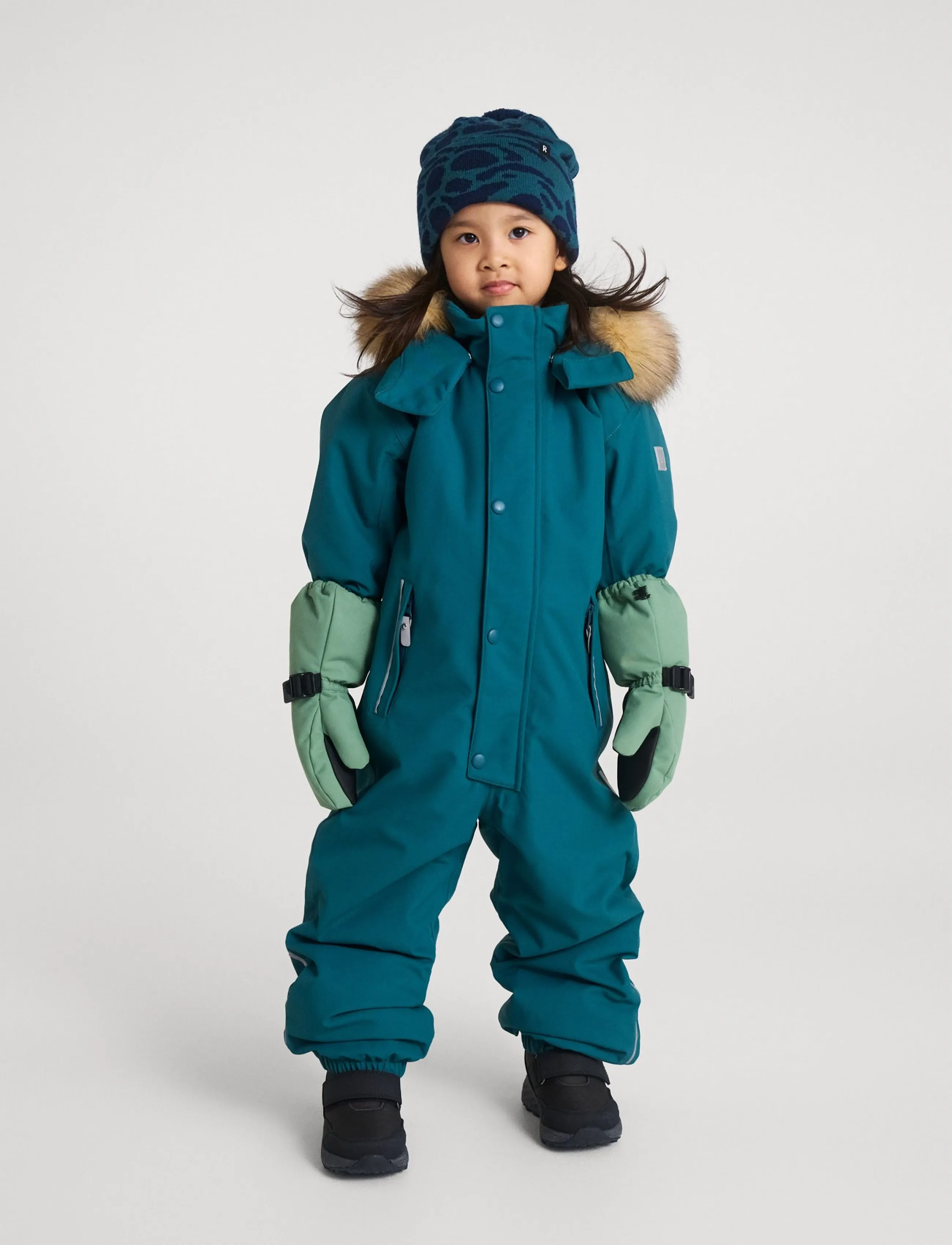 Reima - ReimaTec winter overall, Stavanger - Õueriided - dark teal - 4