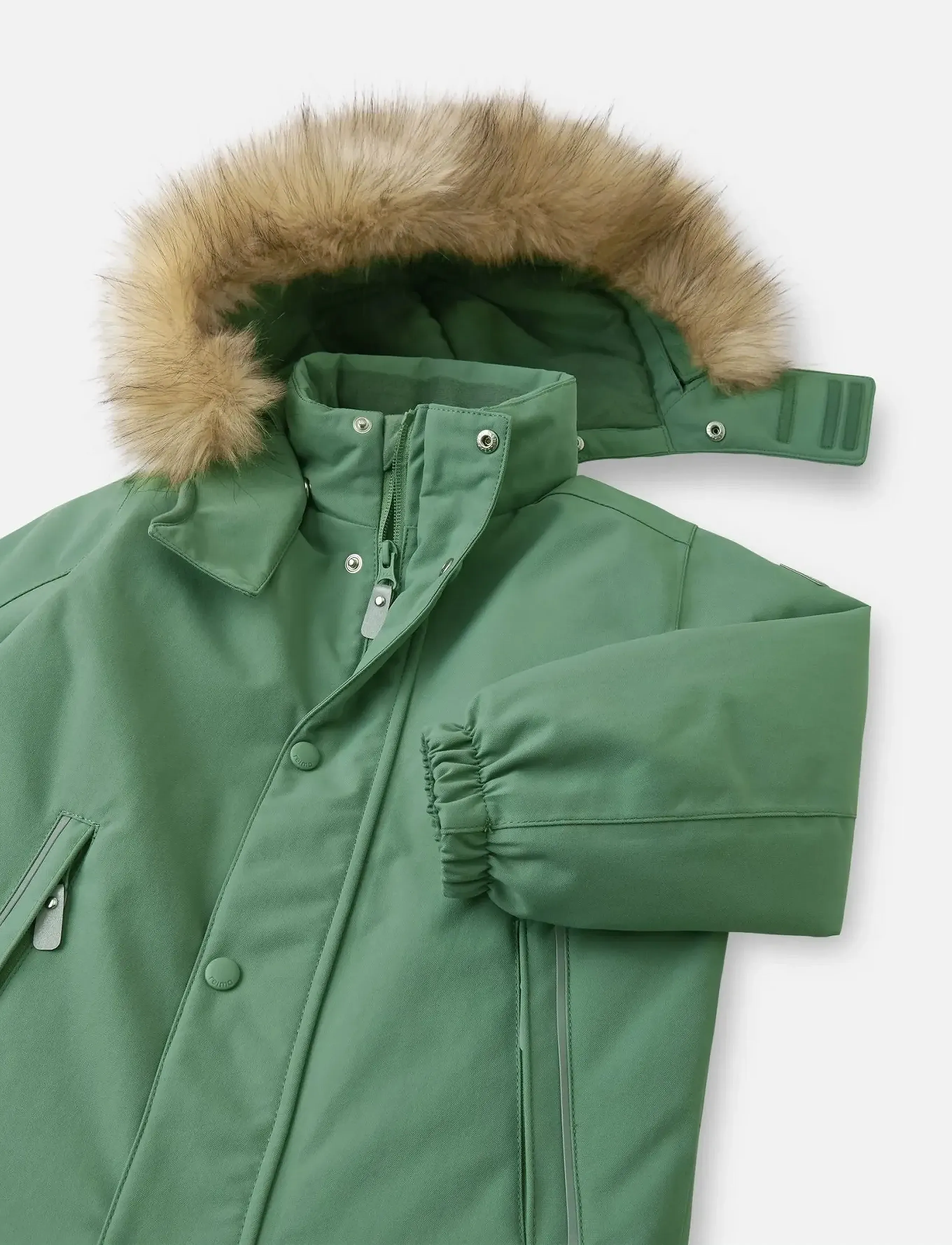 Reima - Reimatec winter overall, Stavanger - outerwear - green clay - 4