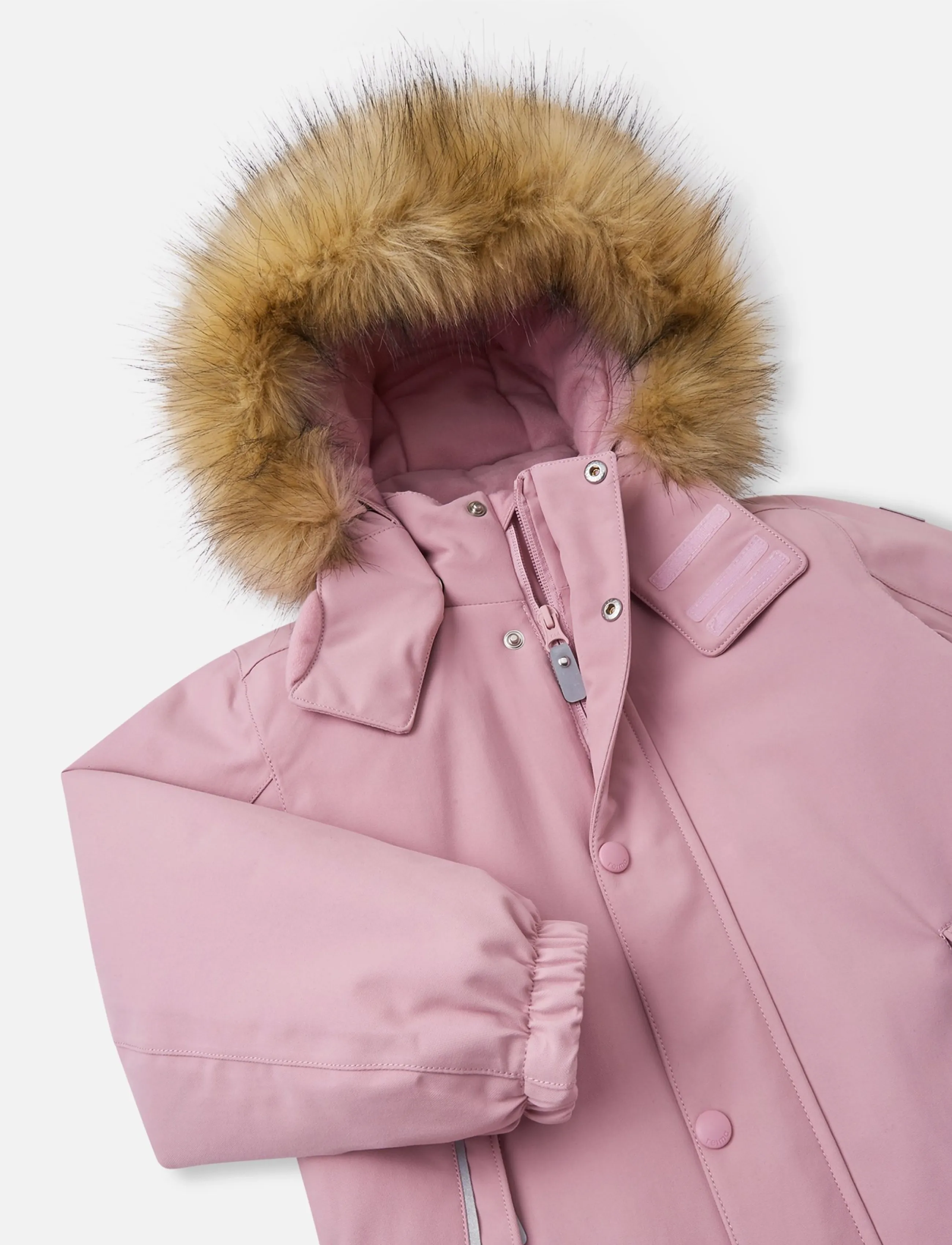 Reima - ReimaTec winter overall, Stavanger - back to school - grey pink - 4