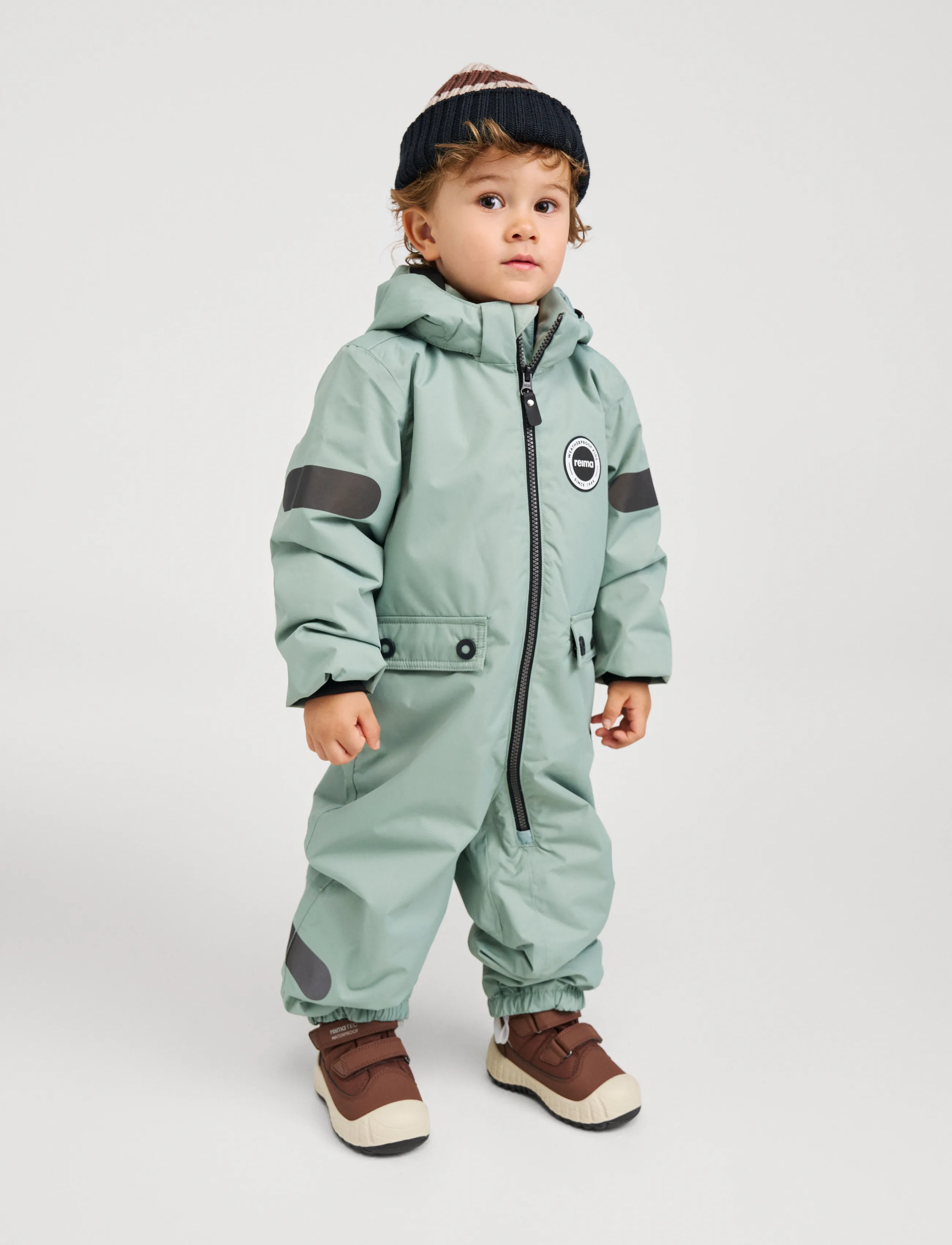 Reima - ReimaTec overall, Marte Mid - overtøj - stone green - 3