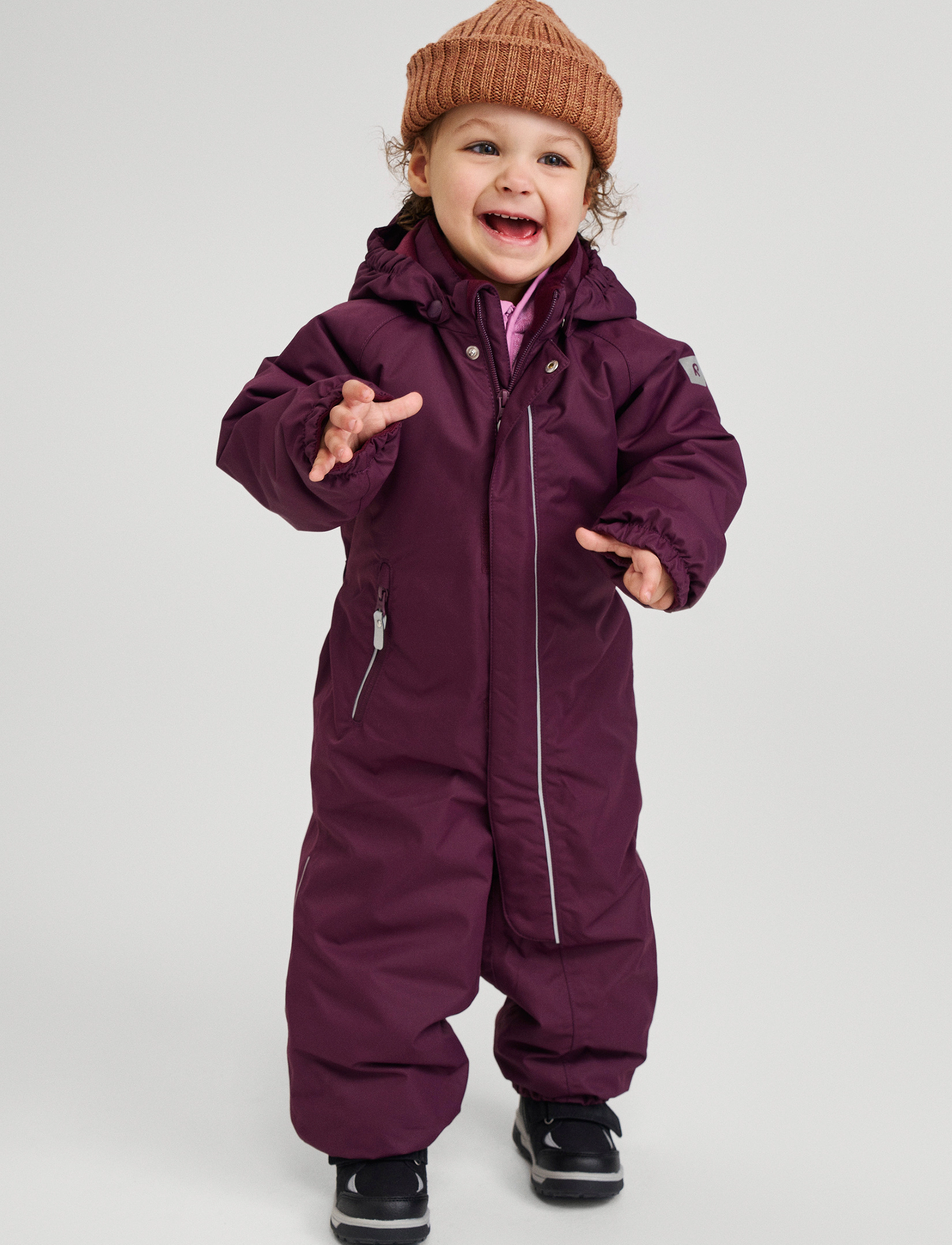 Reima tec Winter Overall, Puhuri, 74, Coveralls, Lila - Snow-ski Coveralls & Sets, Kinder