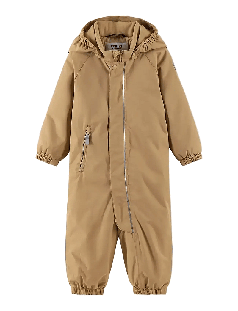 Reima - Reimatec winter overall, Puhuri - vinteroveraller - peanut brown - 0