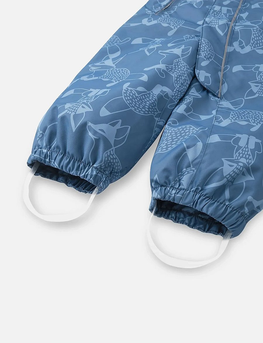 Reima - Reimatec winter overall, Puhuri - outdoor - blue ocean - 4