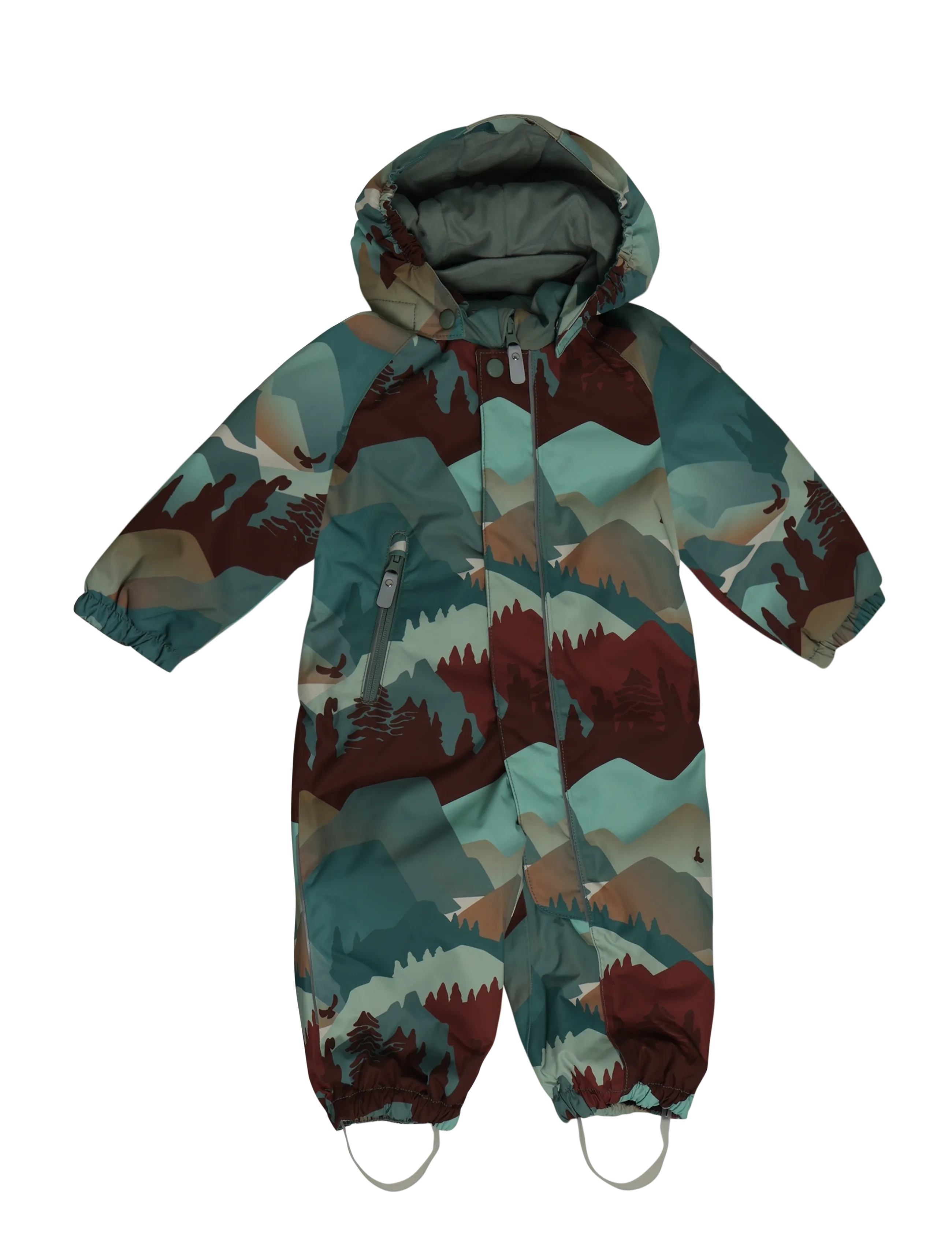 Reima ReimaTec winter overall, Puhuri - Overalls - STONE GREEN / green