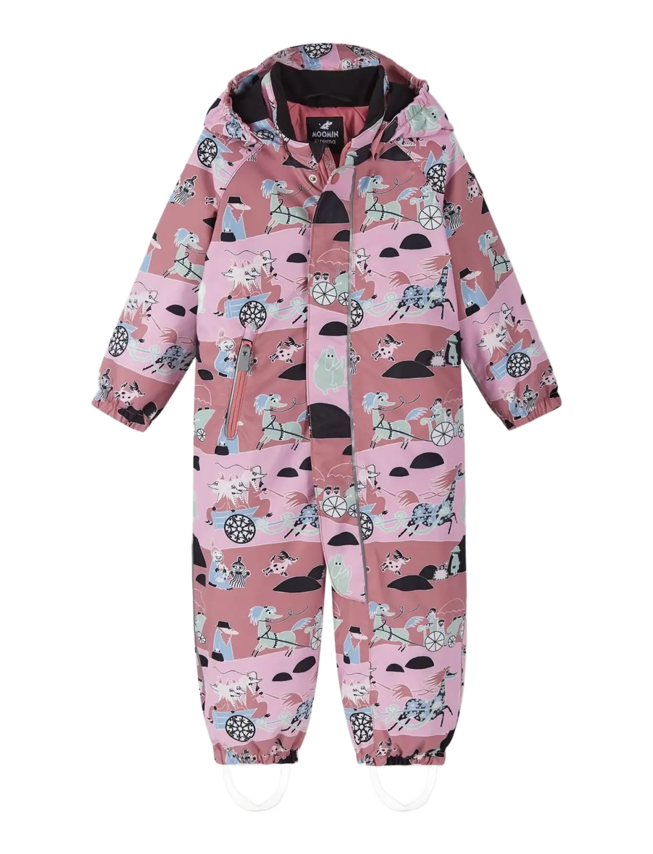 Reima - ReimaTec winter overall, Moomin Puhuri - Õueriided - rose blush - 1