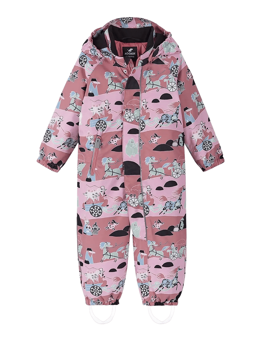 Reima - ReimaTec winter overall, Moomin Puhuri - Õueriided - rose blush - 1