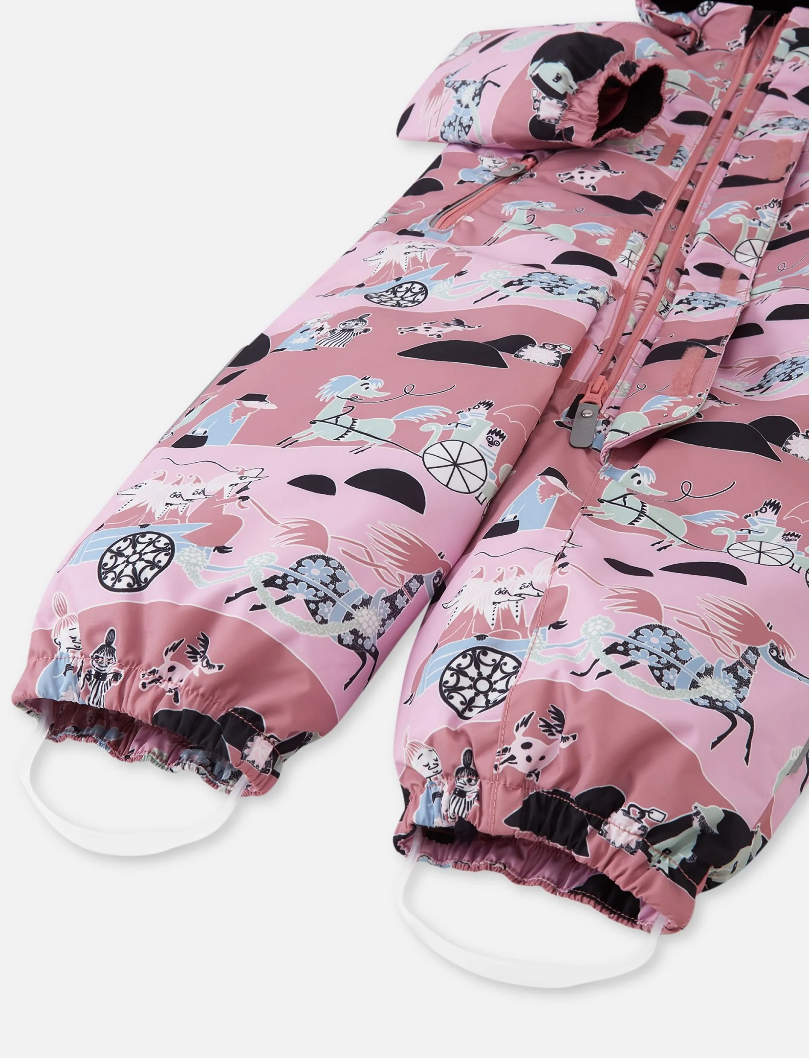 Reima - ReimaTec winter overall, Moomin Puhuri - Õueriided - rose blush - 4