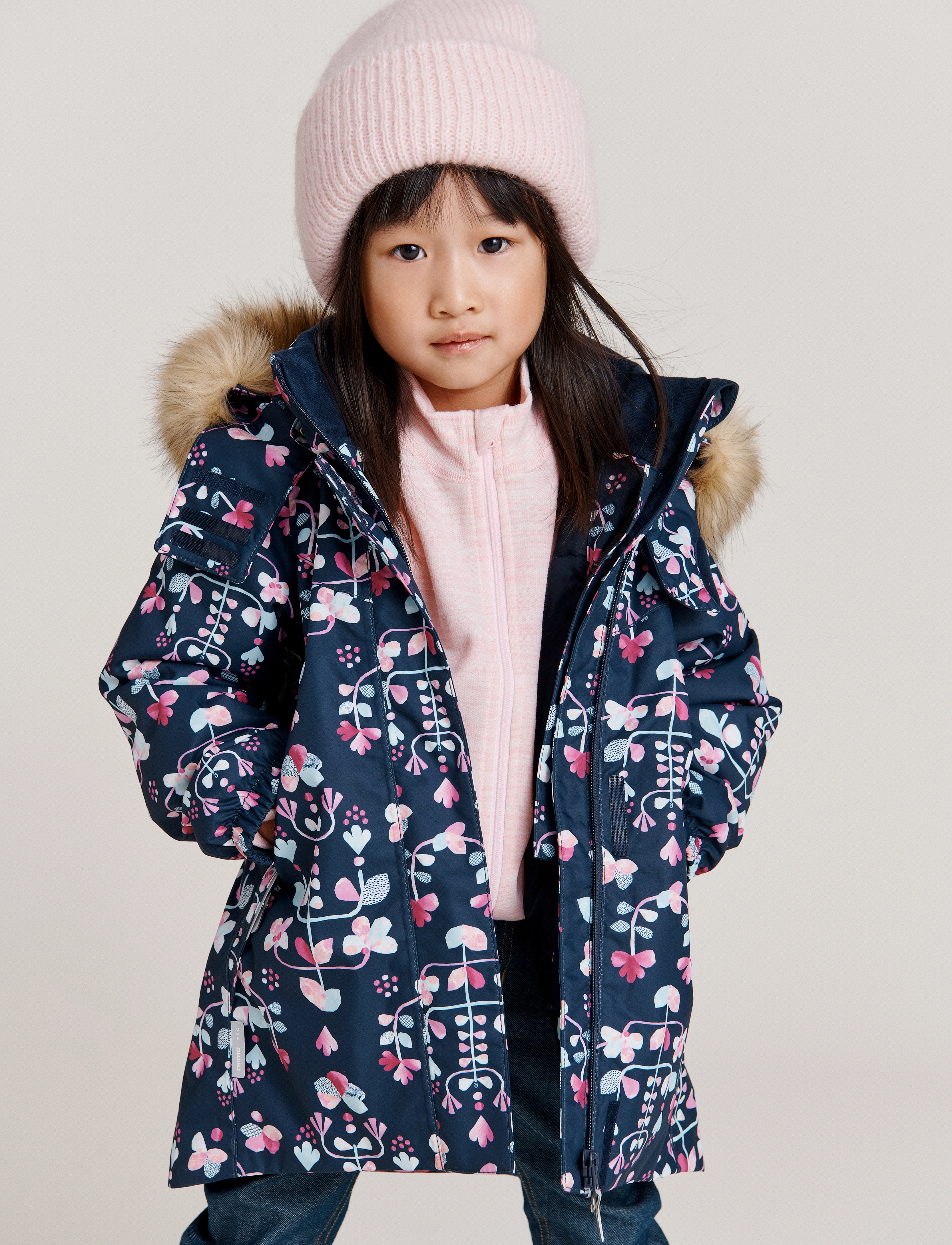 Reima - Kids' winter jacket Muhvi - navy - 2